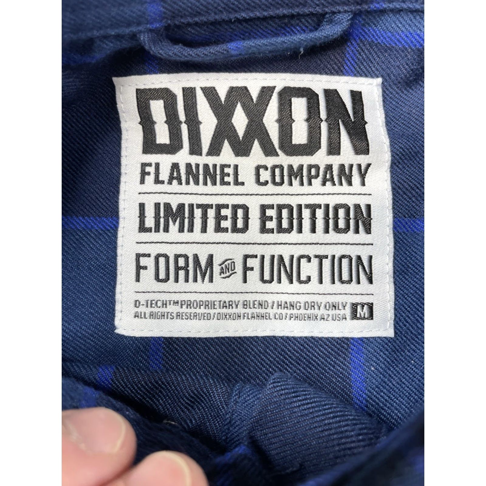 Vintage Dixxon Snap On Tools Limited Edition 2022 Flannel Plaid Shirt Blue Womens MEDIUM Shirt Women M Blue Girl? Size M / US 6-8 / IT 42-44 - 3 Thumbnail