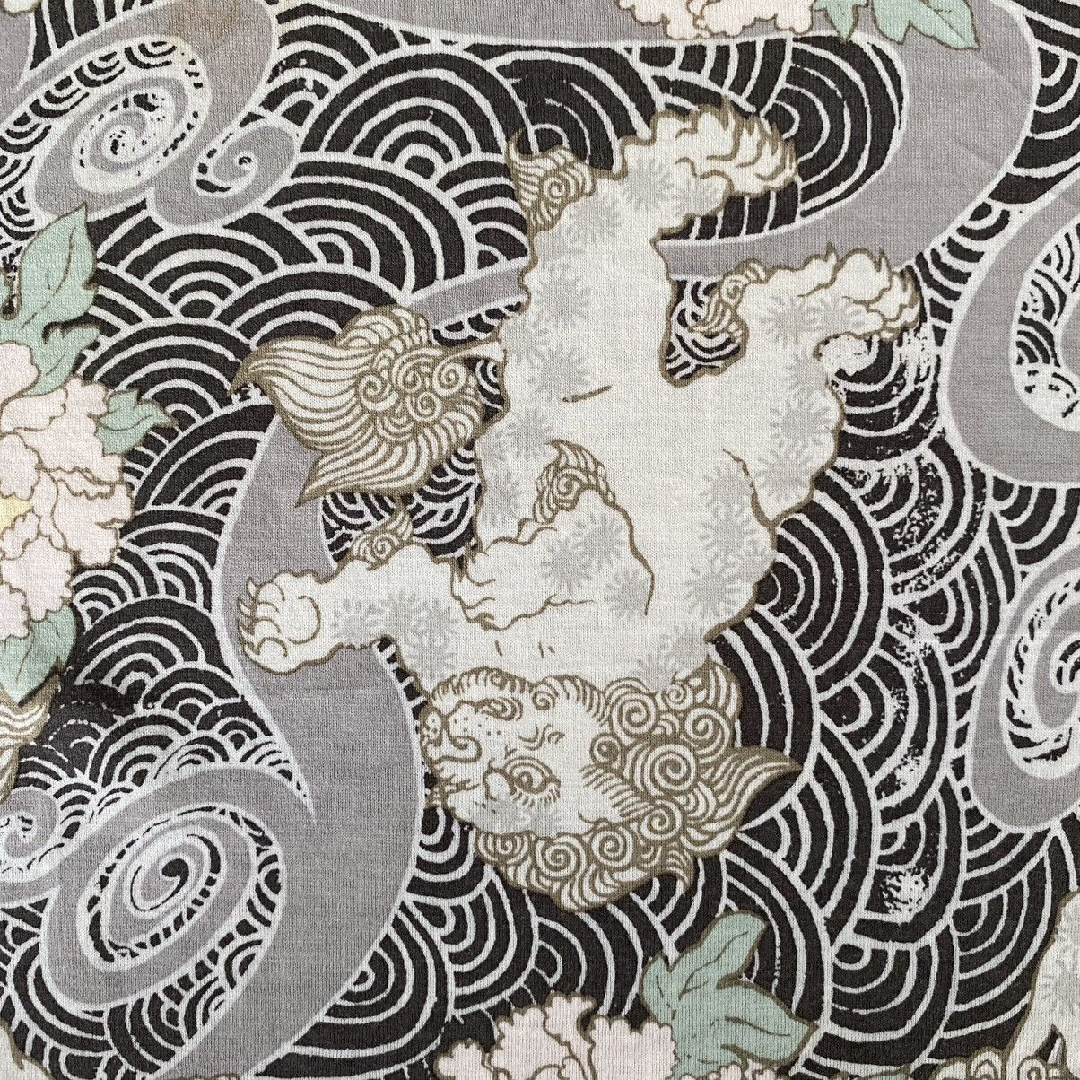 Hysteric Glamour Vintage 90’s Ozone Rocks by HG Komainu Clouds Waves AOP Tee Size US L / EU 52-54 / 3 - 7 Thumbnail
