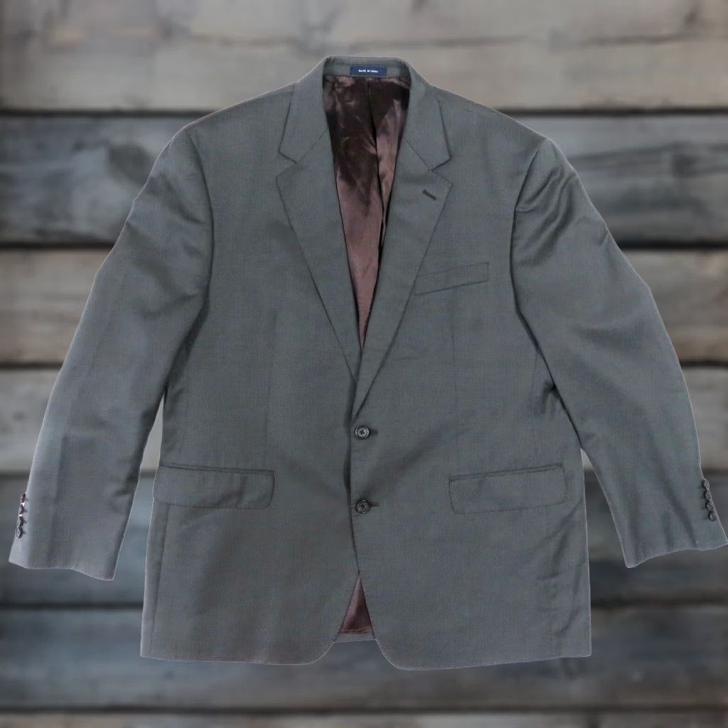 Ralph Lauren Blazer Jacket Sport Coat 100% Wool 2 Button Olive Green Mens 46 R in Brown, Men's (Size 46r)