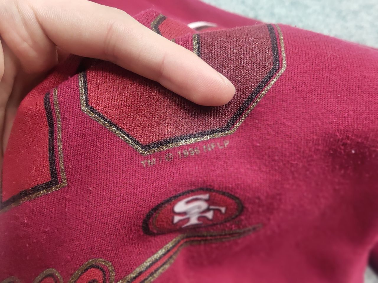 NFL Vintage 90's San Francisco 49ers NFL Big Logo Sweatshirt Size US M / EU 48-50 / 2 - 17 Thumbnail