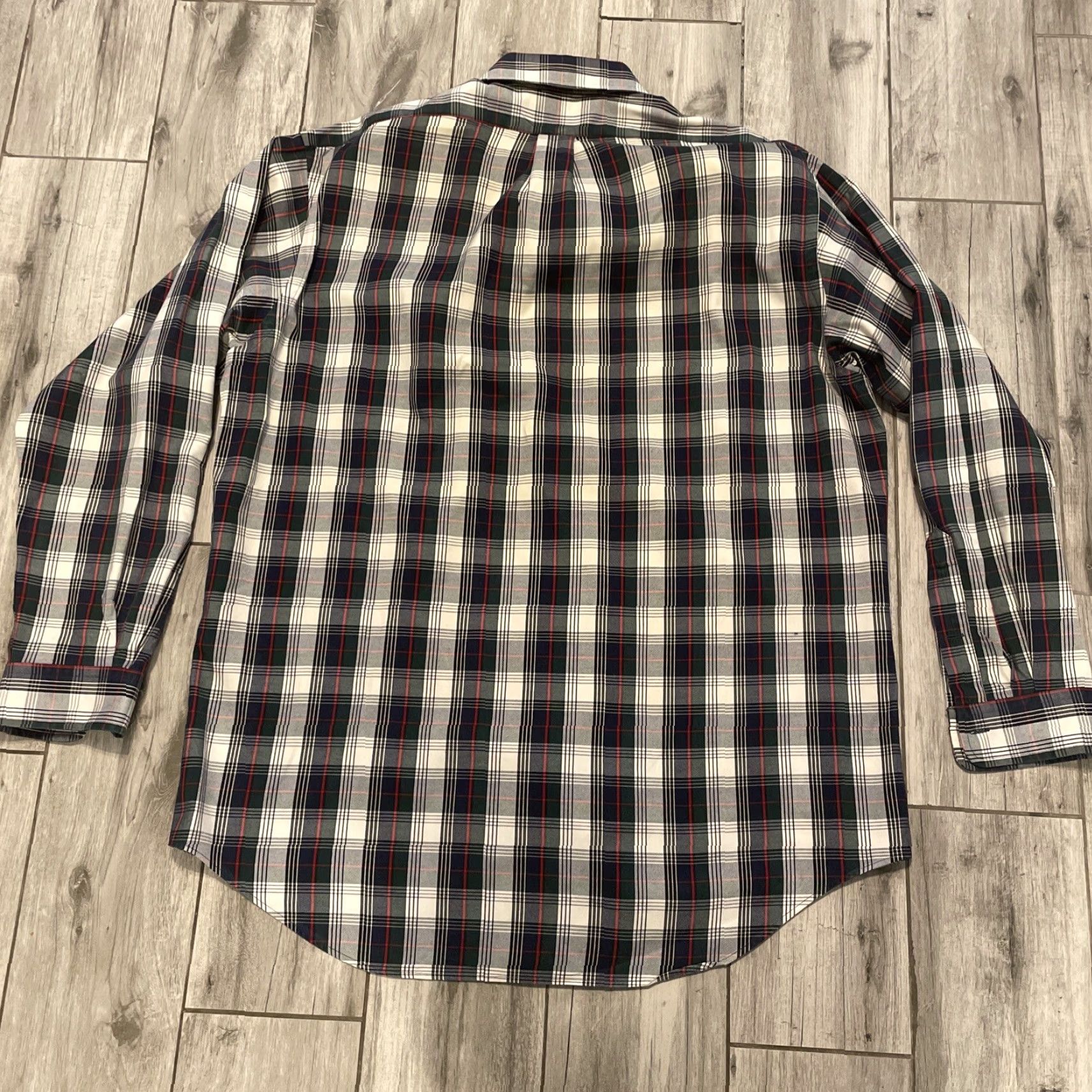 Ralph Lauren VINTAGE Ralph Lauren Blaire Shirt Mens L Red Green Blue Plaid Long Sleeve Button-Up Size US L / EU 52-54 / 3 - 7 Thumbnail