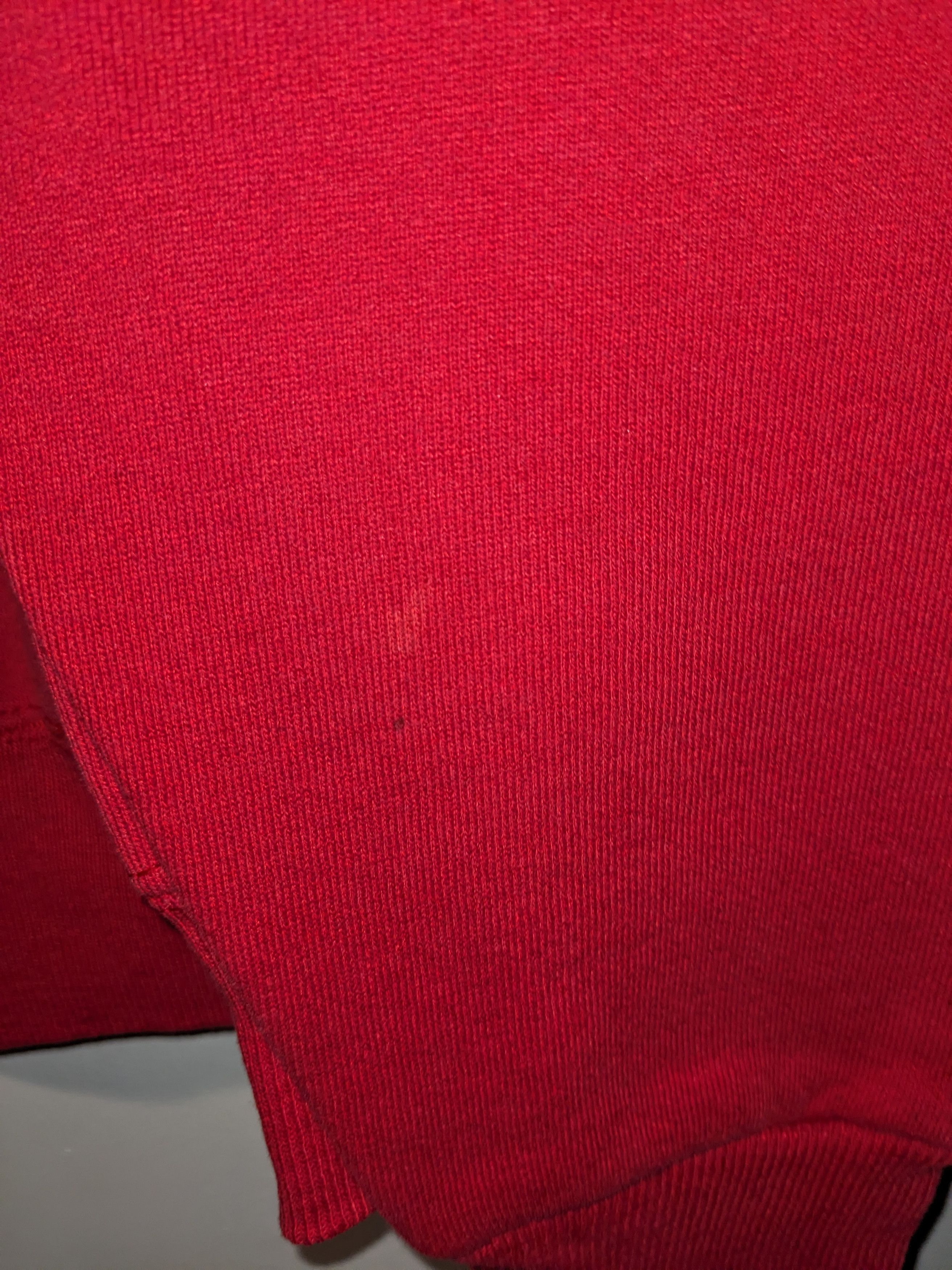 Hard Rock Cafe × Vintage Vintage 90s Hard Rock Cafe Chicago Red Medium Sweatshirt Size US M / EU 48-50 / 2 - 14 Thumbnail