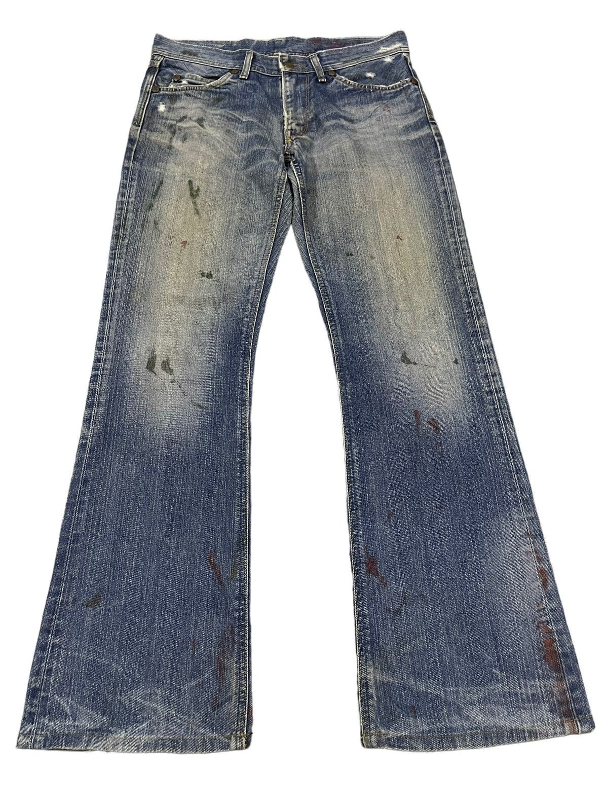 image of Archival Clothing x Lee Vintage 90's Lee Riders Blue Wash Style Flare Jeans, Men's (Size 32)
