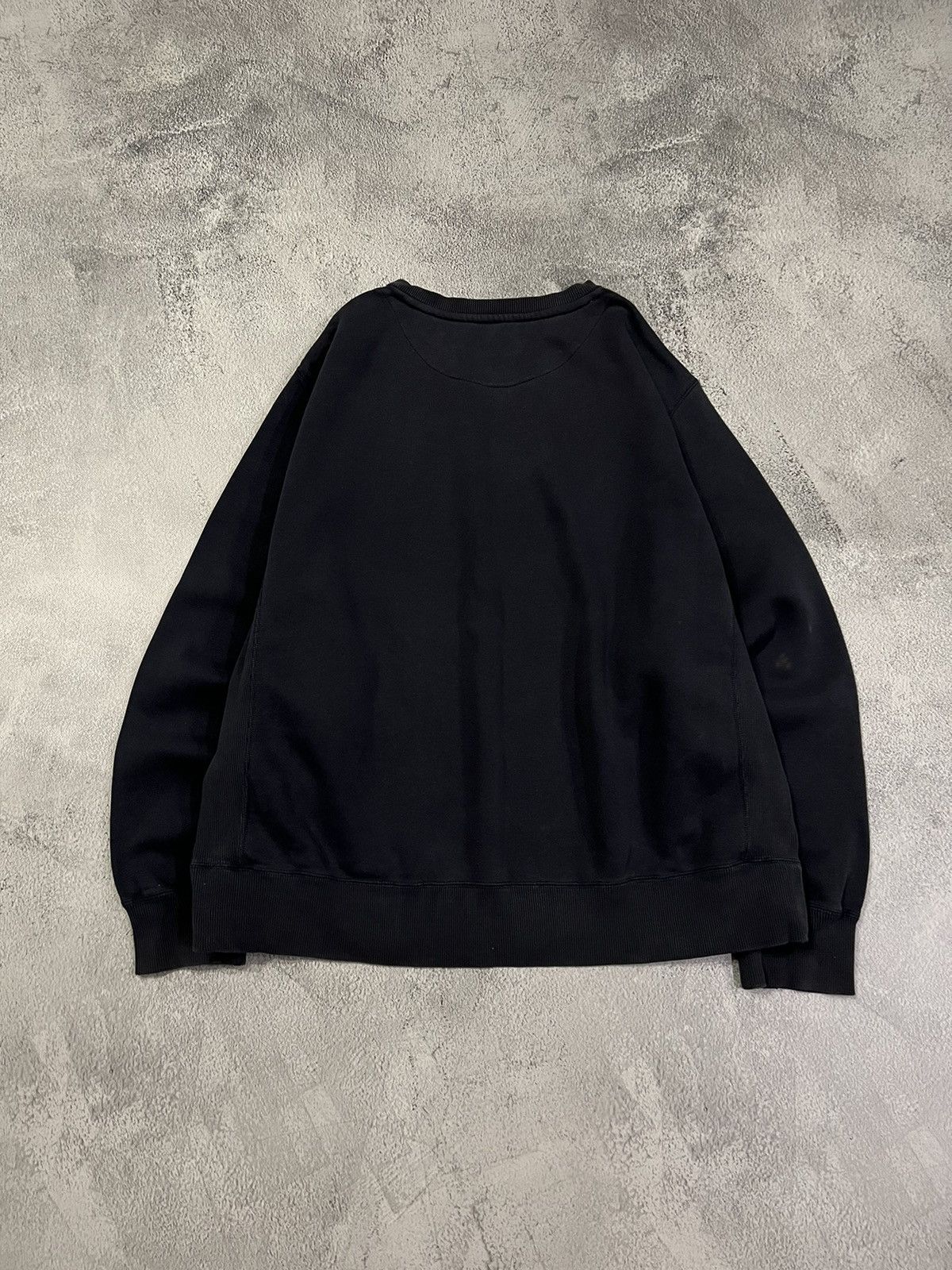 Nike × Vintage Vintage Y2k Nike 💙 Faded Mini Swoosh Sweatshirt 00’s Size US XL / EU 56 / 4 - 10 Thumbnail