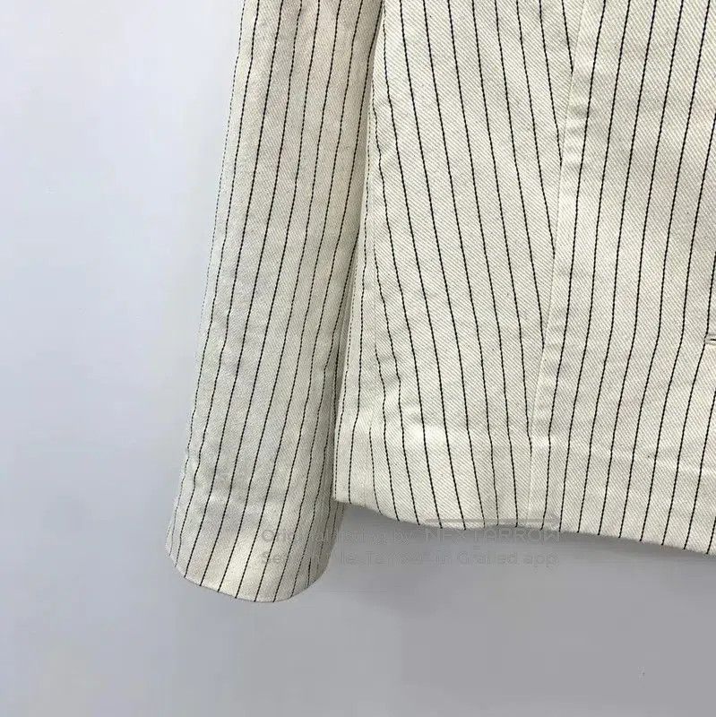 Dior Dior Beige Cotton Striped Women's Jacket . Size XXS / US 00 / IT 34 - 4 Thumbnail
