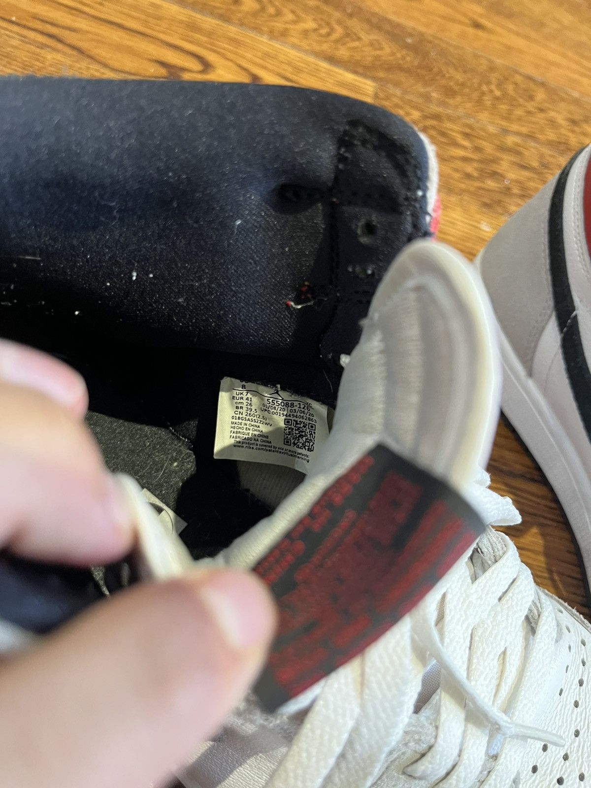 Jordan Brand × Nike Jordan 1 smokey greys Size US 8 / EU 41 - 6 Thumbnail