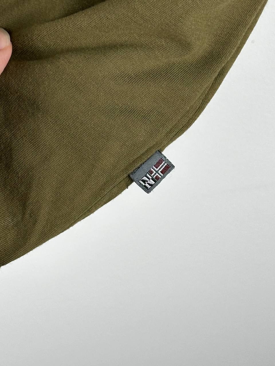 Napapijri Napapijri Olive Military Logo T Shirt Size US XL / EU 56 / 4 - 6 Thumbnail