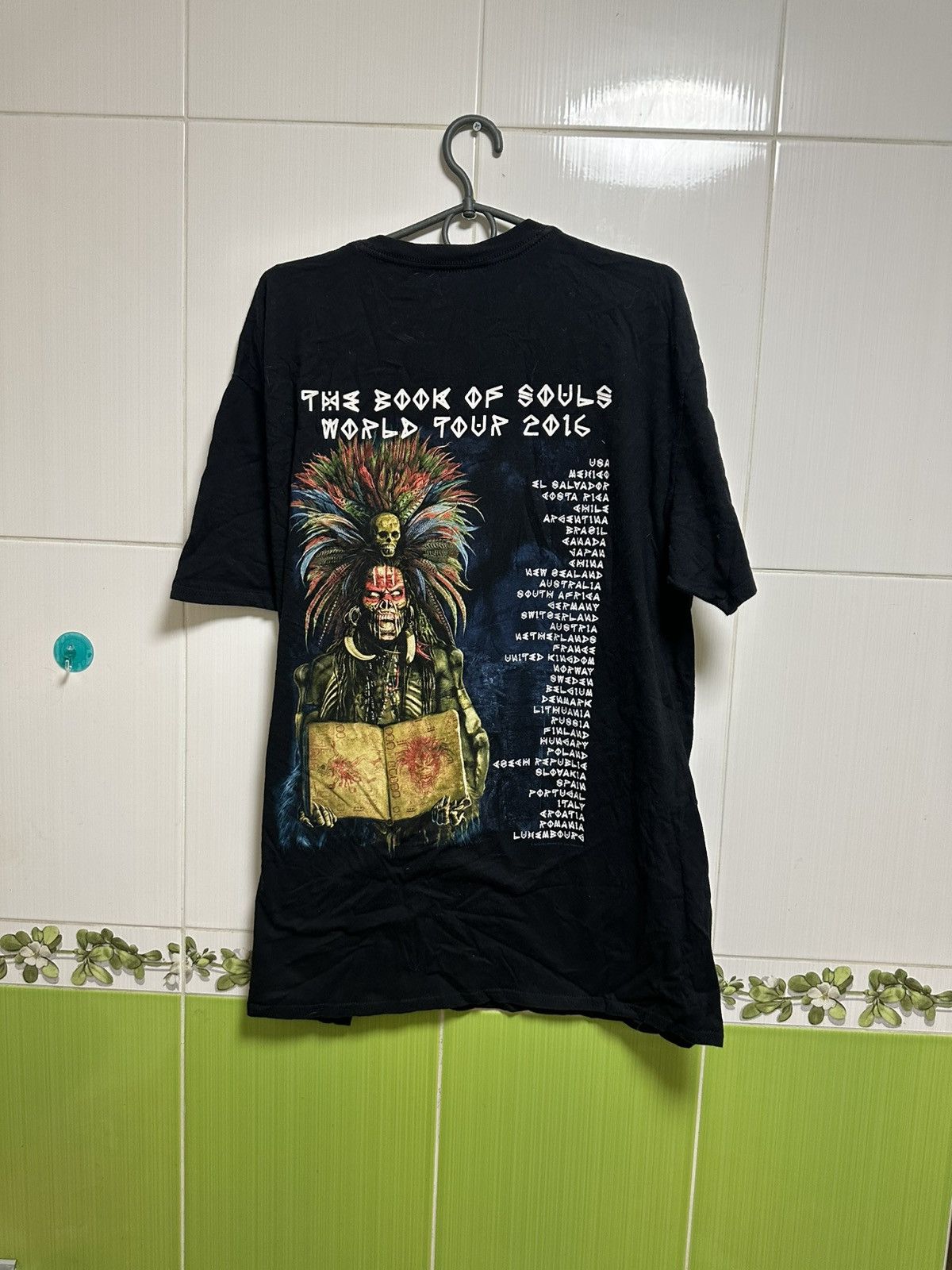 Iron Maiden × Vintage Iron Maiden Shirt Book Of Souls Tour Concert 2016 Licensed Size US XXL / EU 58 / 5 - 6 Thumbnail