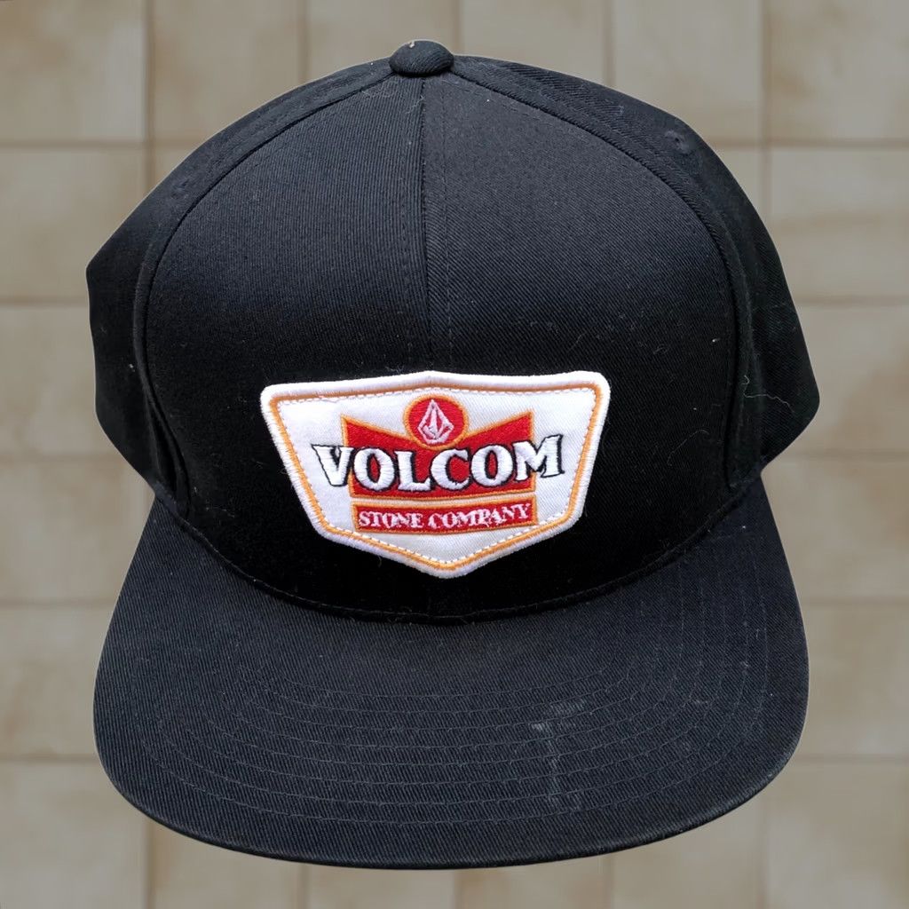 New Era VOLCOM STONE COMPANY Snapback Hat Men's One Size Adjustable Cap Black Size ONE SIZE - 1 Thumbnail