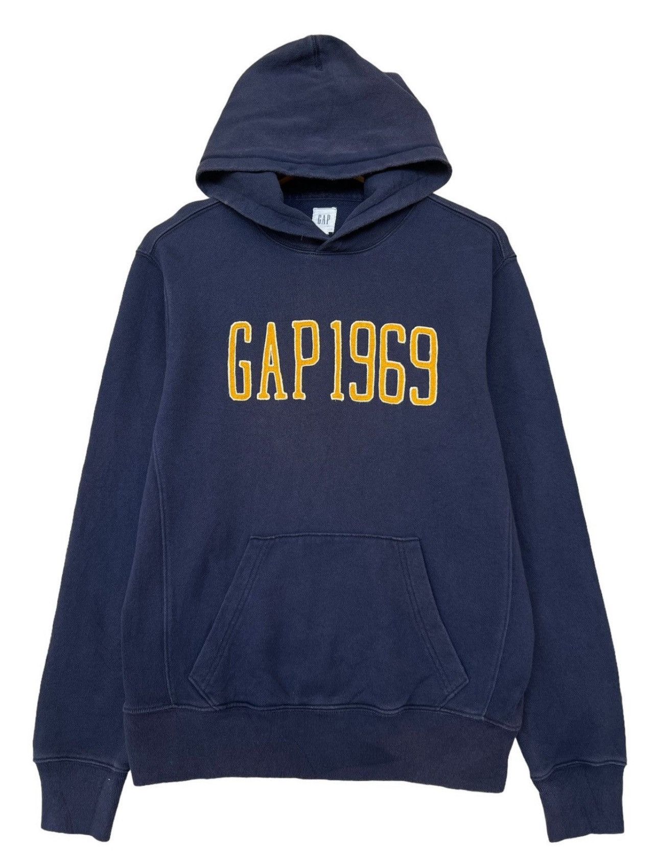 Gap Gap 1989 Embroidered Spellout Sunfaded Baggy Boxy Hoodie Size US M / EU 48-50 / 2 - 1 Thumbnail