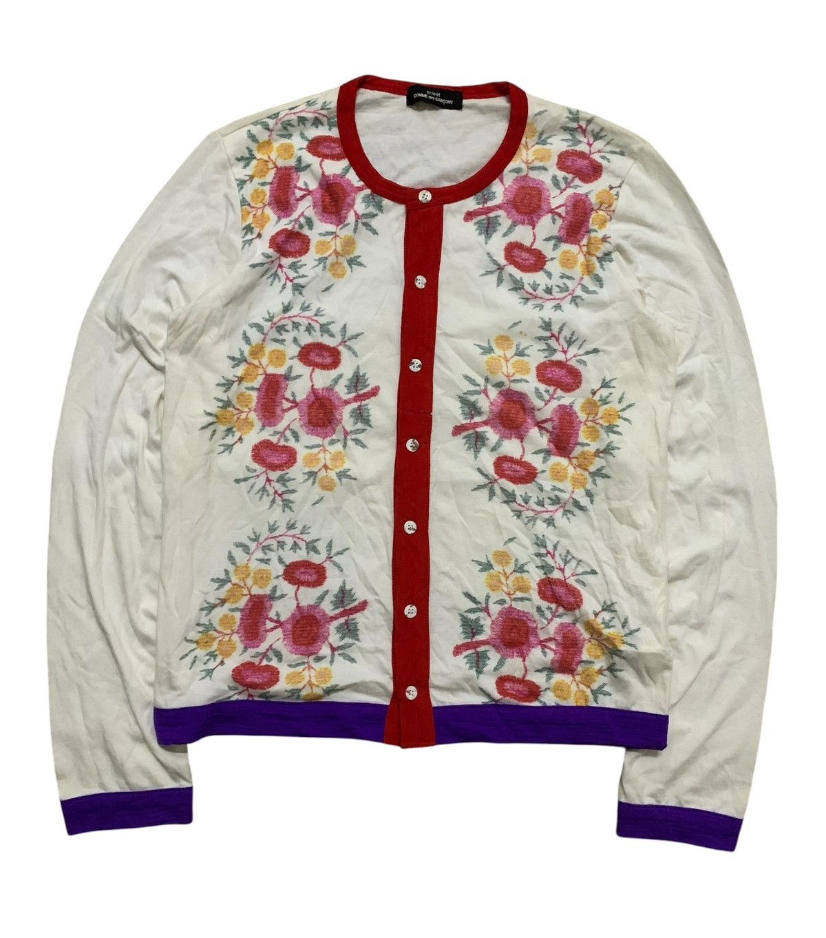 Tricot Comme des Garcons 💥Final💥Comme Des Garçons Tricot Cardigan Shirt Size S / US 4 / IT 40 - 1 Thumbnail