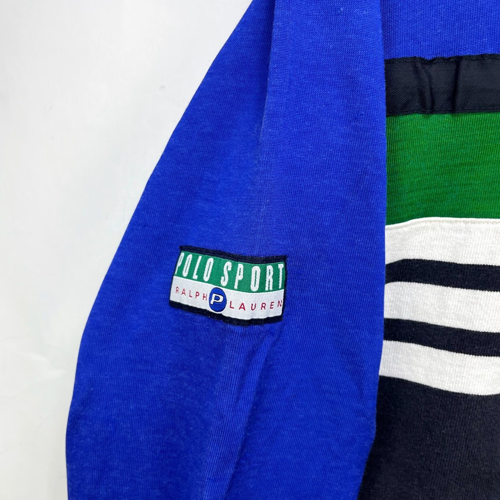 Vintage VINTAGE Polo Sport Ralph Lauren Pepsi Rugby Long Sleeve Shirt L Blue 90s Mens Size US L / EU 52-54 / 3 - 4 Thumbnail