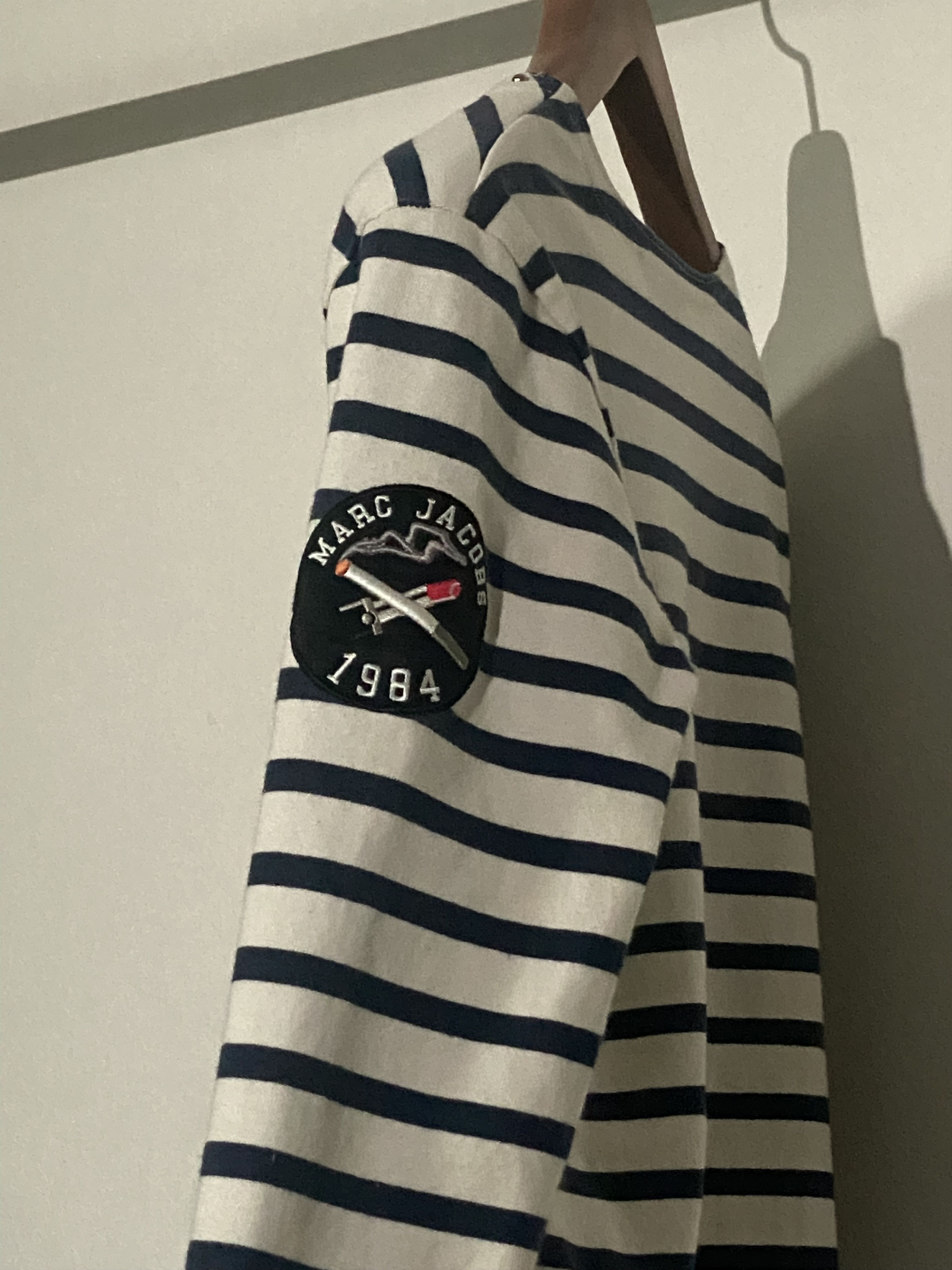 NVY/ECRU Striped Studed w/ Patches "Paradise", view 5