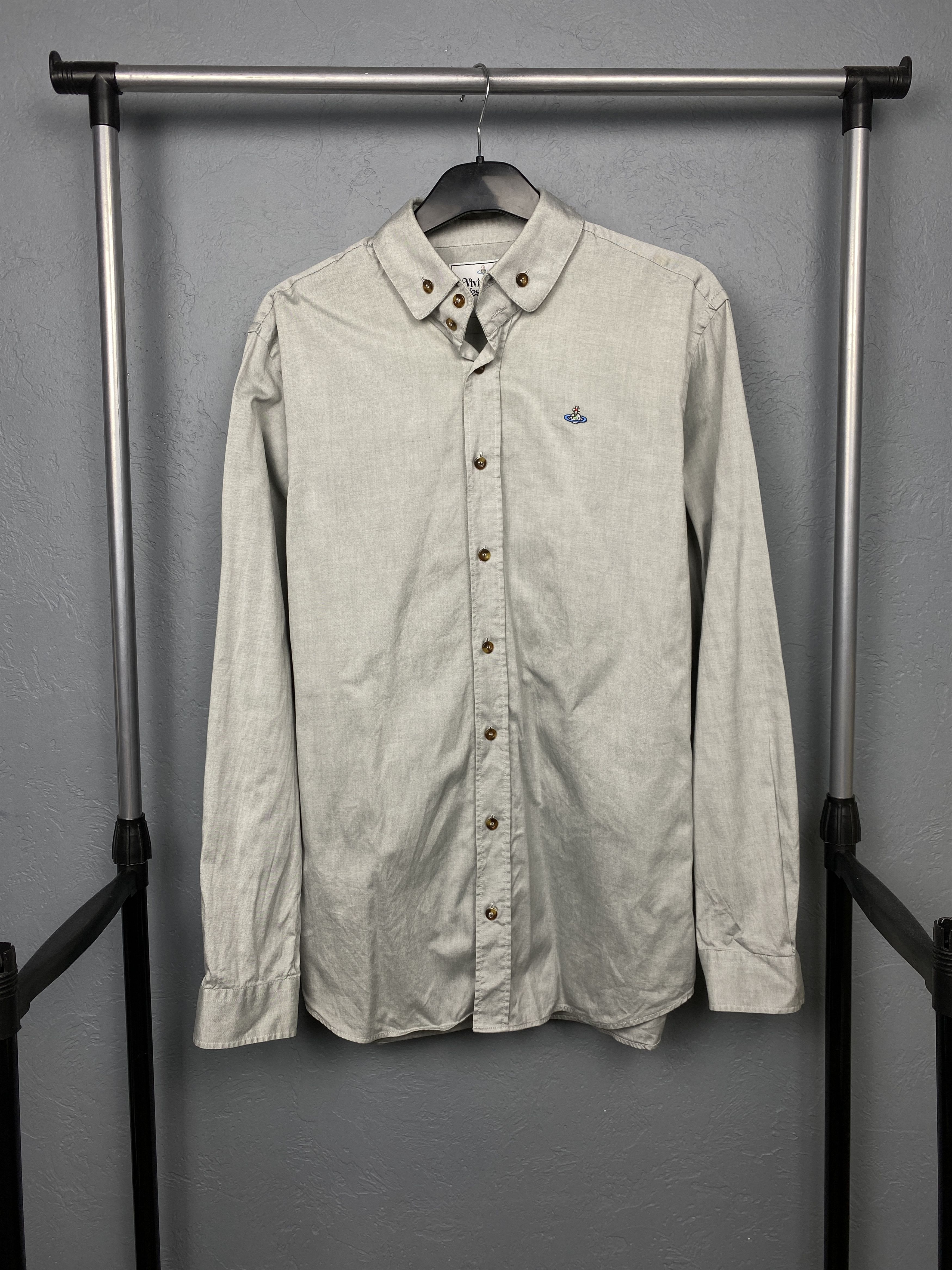 Vivienne Westwood Vivienne Westwood Vintage Mens Long Sleeve Shirt Size US M / EU 48-50 / 2 - 1 Thumbnail