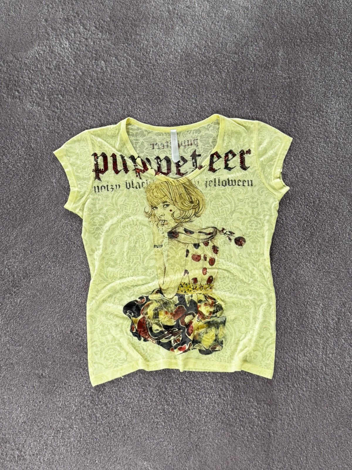 Hysteric Glamour 00s Hysteric Glamour Style Grunge Printed T-Shirt Size M / US 6-8 / IT 42-44 - 1 Thumbnail