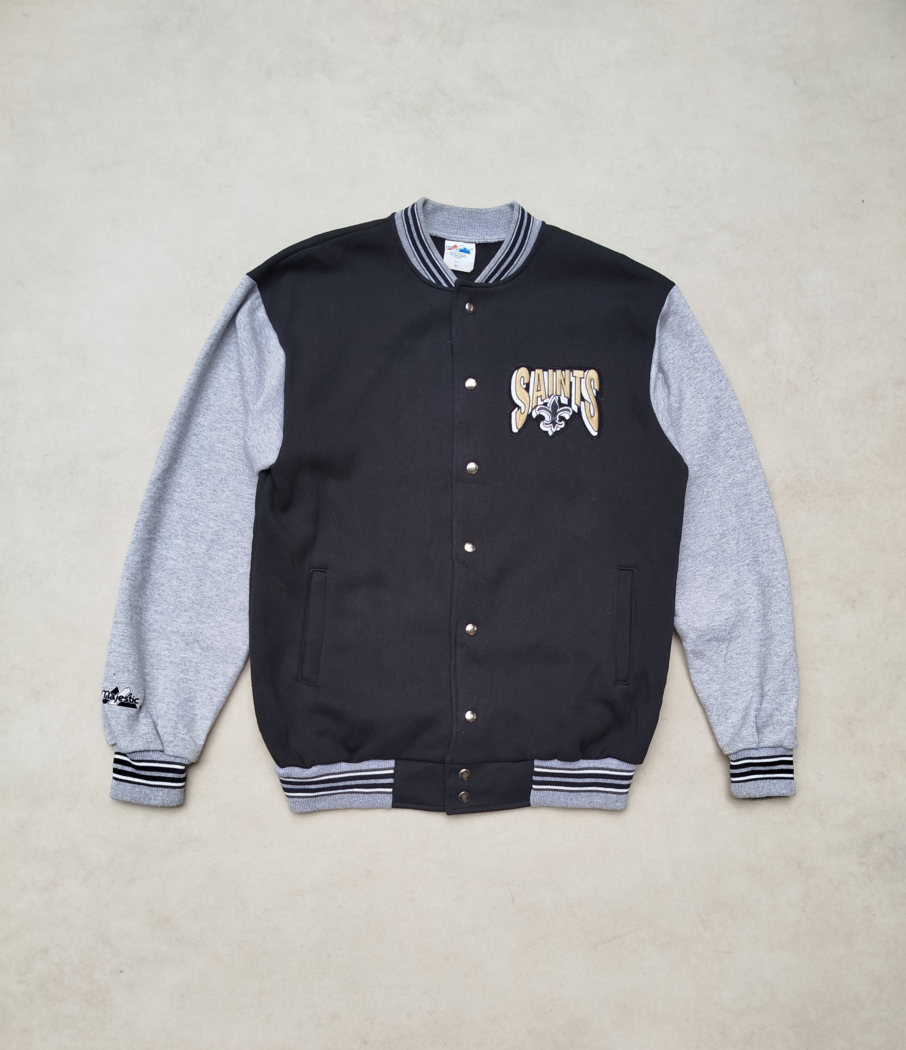 Vintage 90s new Orleans saints NFL Football Varsity Jacket