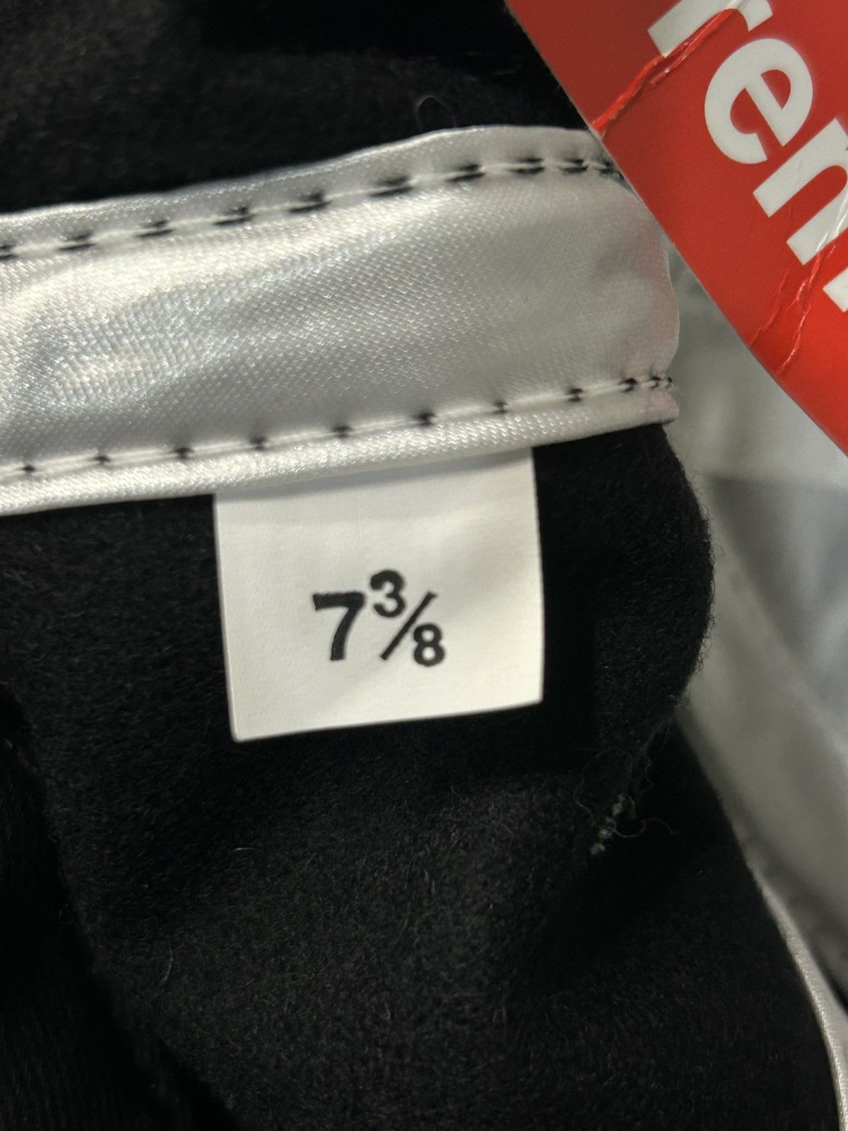 Supreme Supreme Boiled Wool “S” Logo Black Cap / Hat Size 7 3/8 NEW Size ONE SIZE - 7 Thumbnail