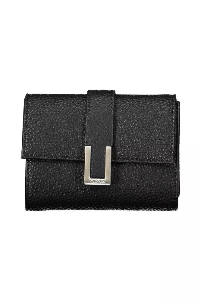 Calvin Klein Black Polyester Women Women's Wallet Size ONE SIZE - 1 Thumbnail