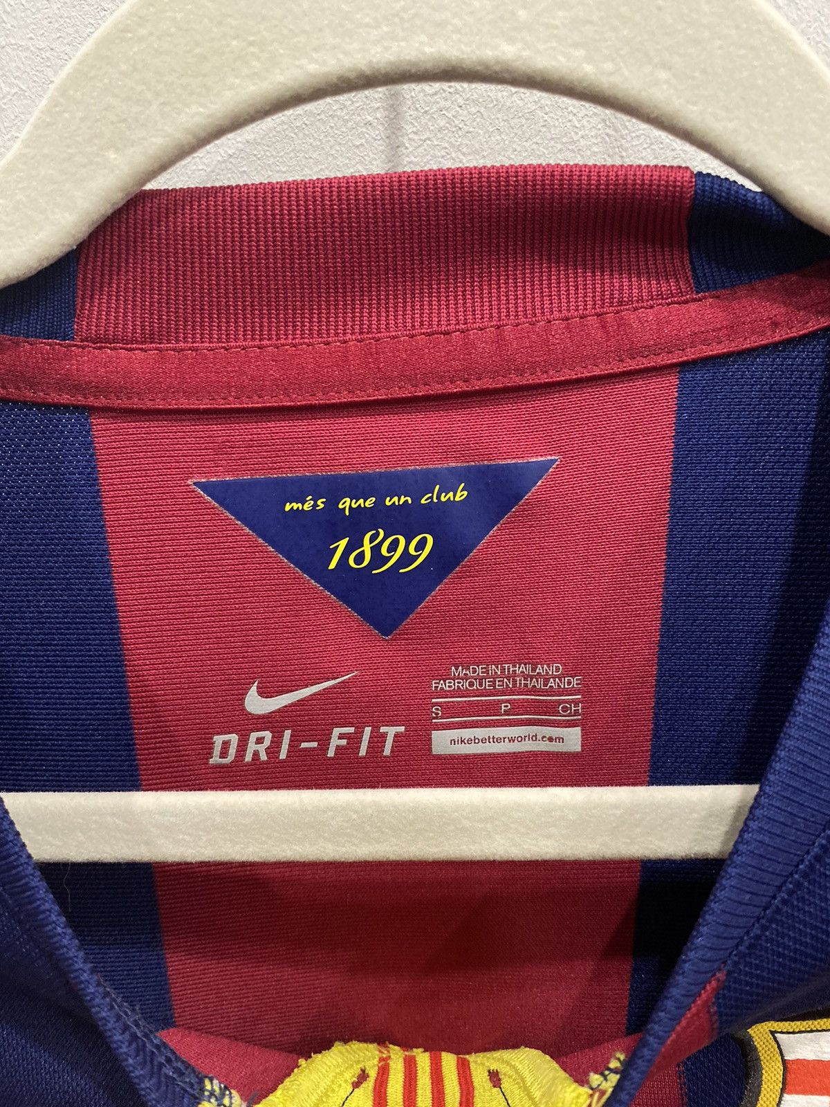 Nike Vintage Nike Barcelona 2014 Jersey Size US S / EU 44-46 / 1 - 6 Thumbnail