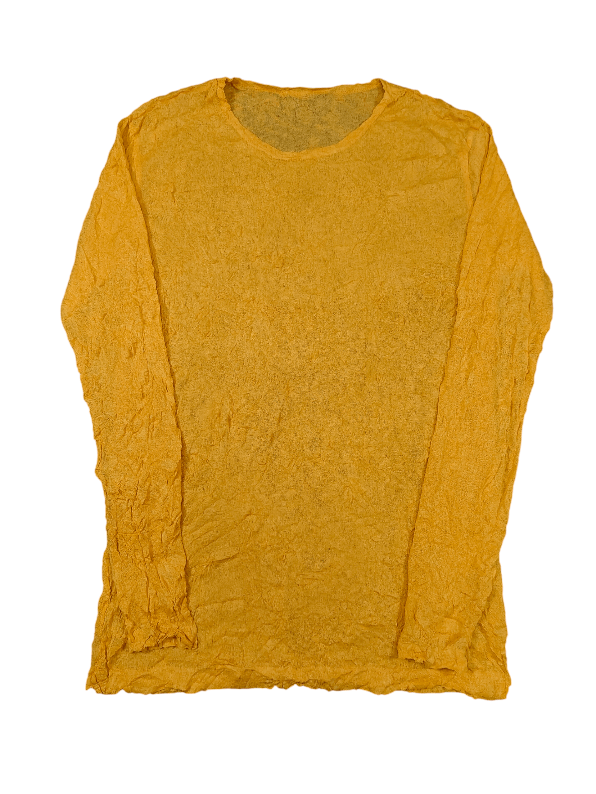 80s Issey Miyake Permanente Crinkle Texture Long Sleeve