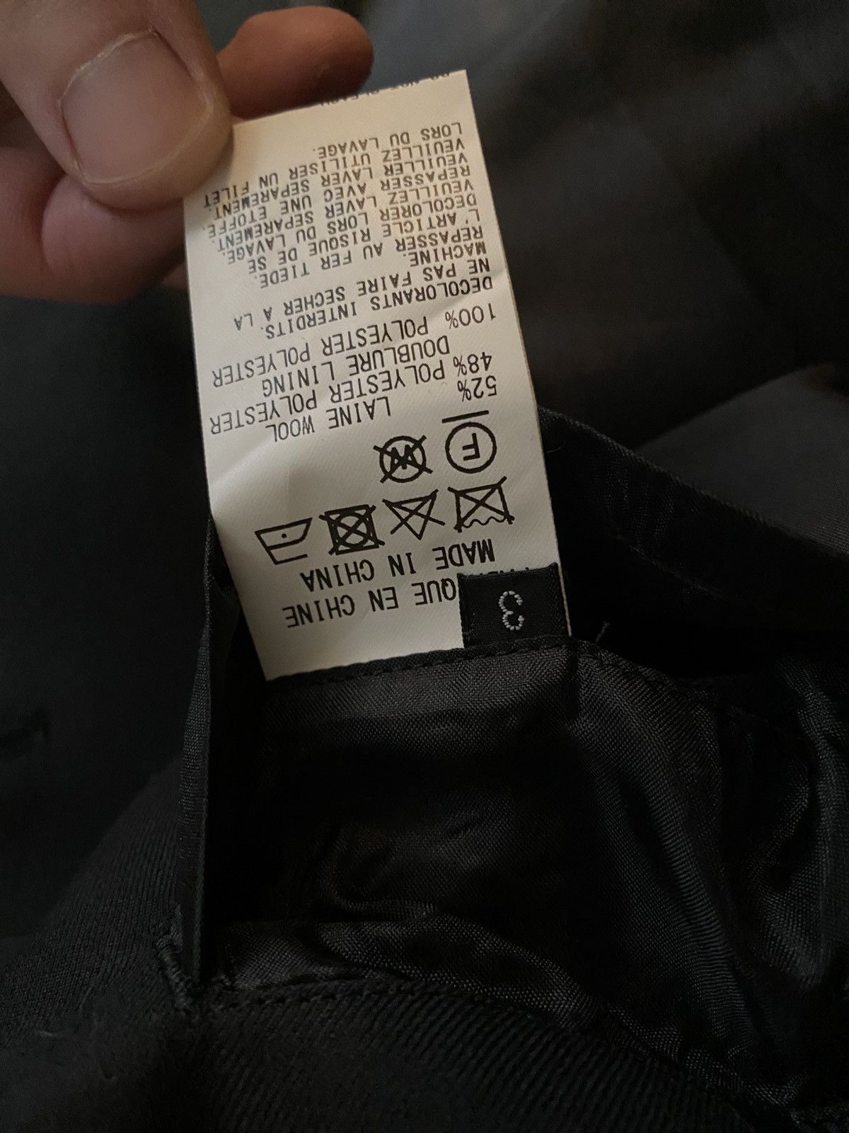 Yohji Yamamoto Yohji Yamamoto S’yte Asymmetrical Blazer Size 40R - 6 Thumbnail