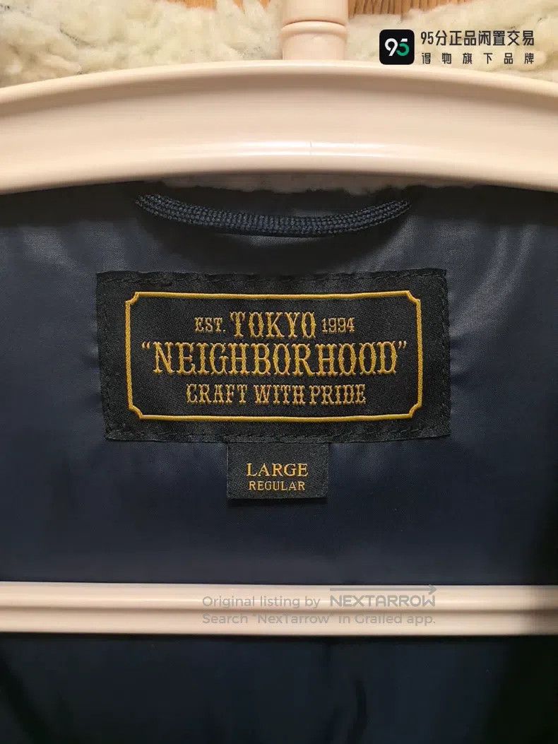 Neighborhood Neighborhood Quilted Denim Jacket, Size L Size US L / EU 52-54 / 3 - 3 Thumbnail