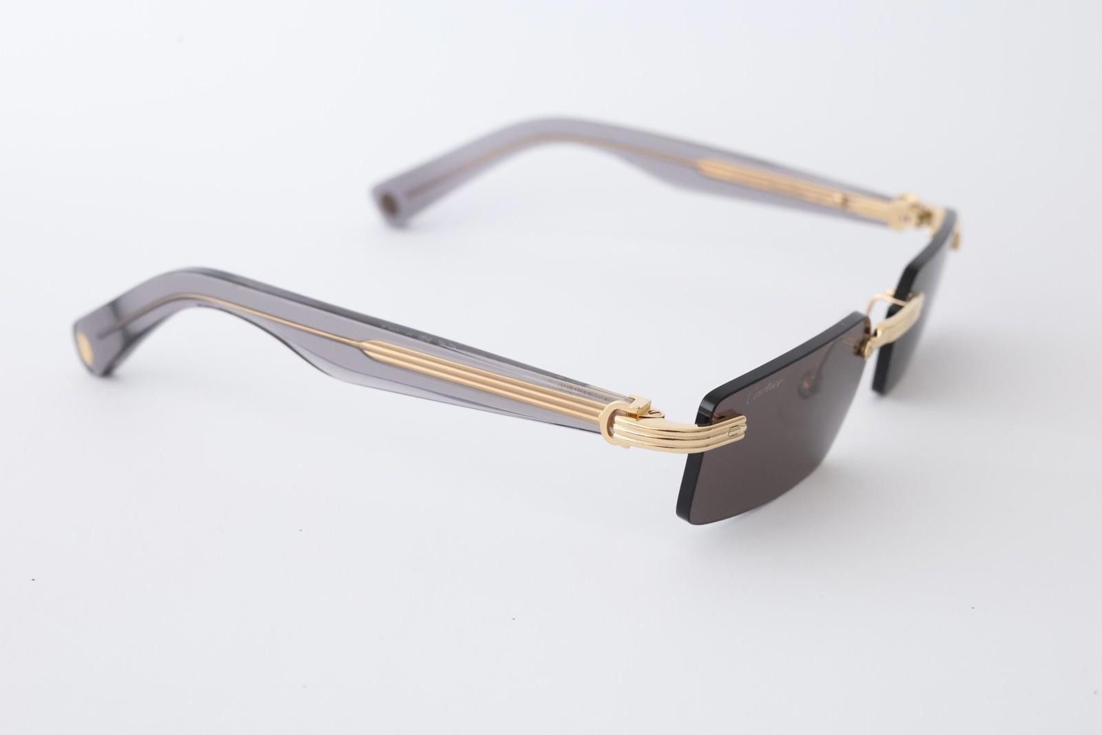 Cartier New Cartier eyewear optical sunglasses CT0537S 001 gold Size ONE SIZE - 8 Thumbnail