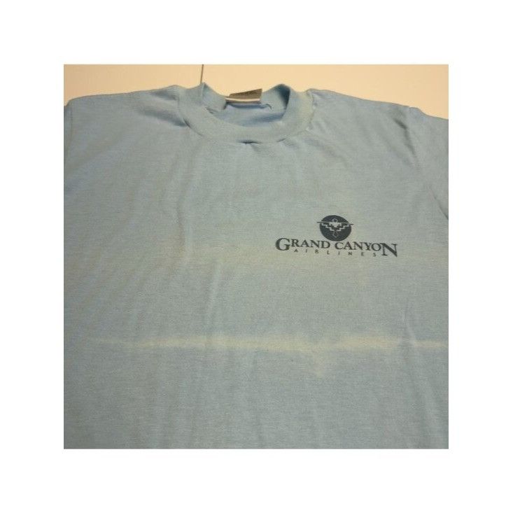 Vintage Vintage 80s Grand Canyon T Shirt Mens M Blue Single Stitch Size US M / EU 48-50 / 2 - 5 Thumbnail