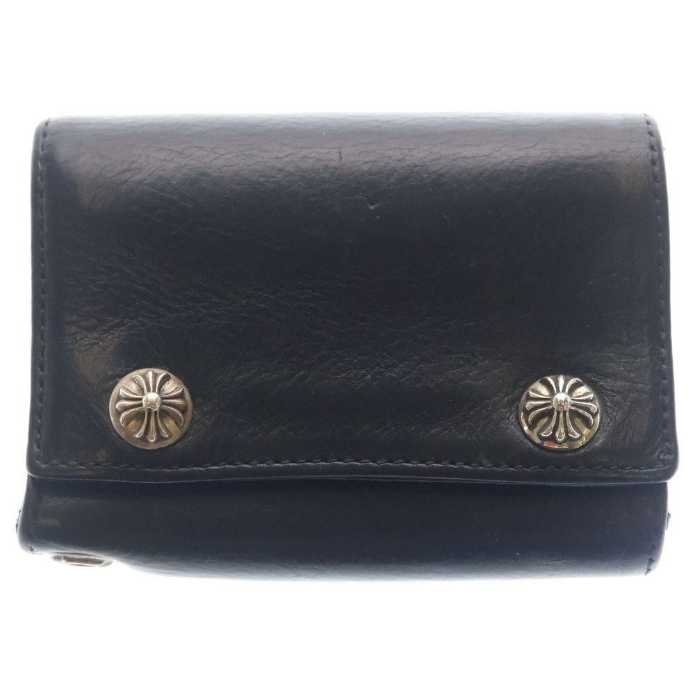 Chrome Hearts CHROME HEARTS 3 Fold Cross Ball Button Wallet Size ONE SIZE - 1 Thumbnail