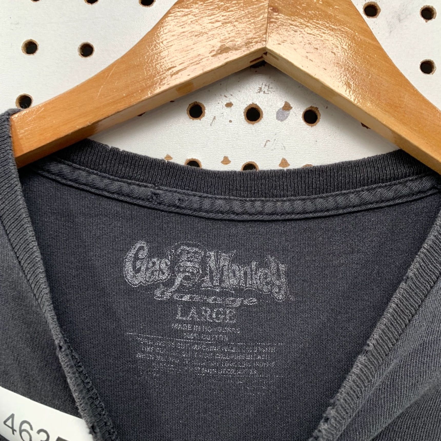 GAS Gas Monkey Garage Shirt Mens L Black Faded Car Tv Show Restoration Graphic Print N/A? Size US L / EU 52-54 / 3 - 3 Thumbnail