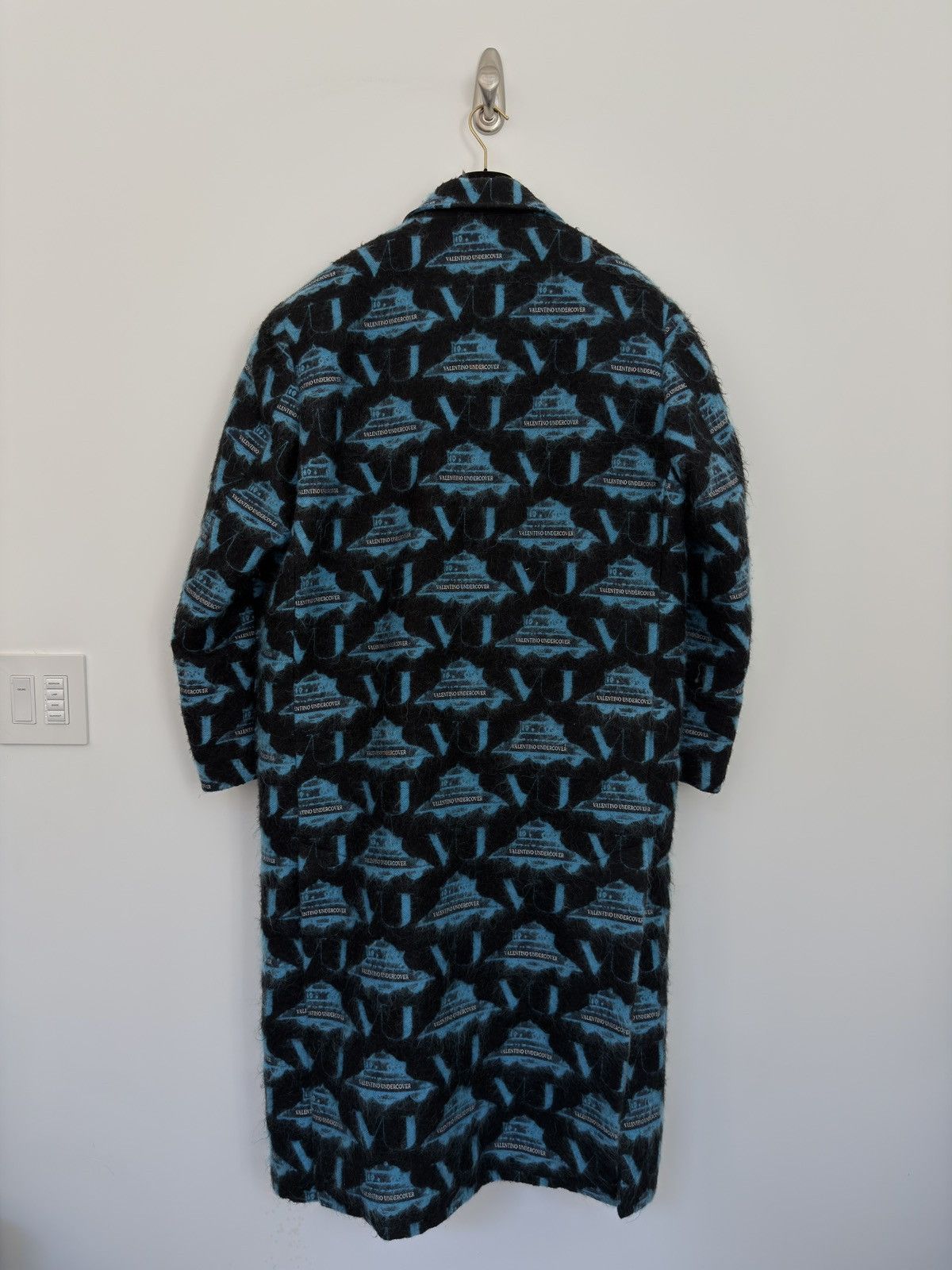 Undercover × Valentino Mohair Double-Breasted UFO Long Coat Size US M / EU 48-50 / 2 - 4 Thumbnail