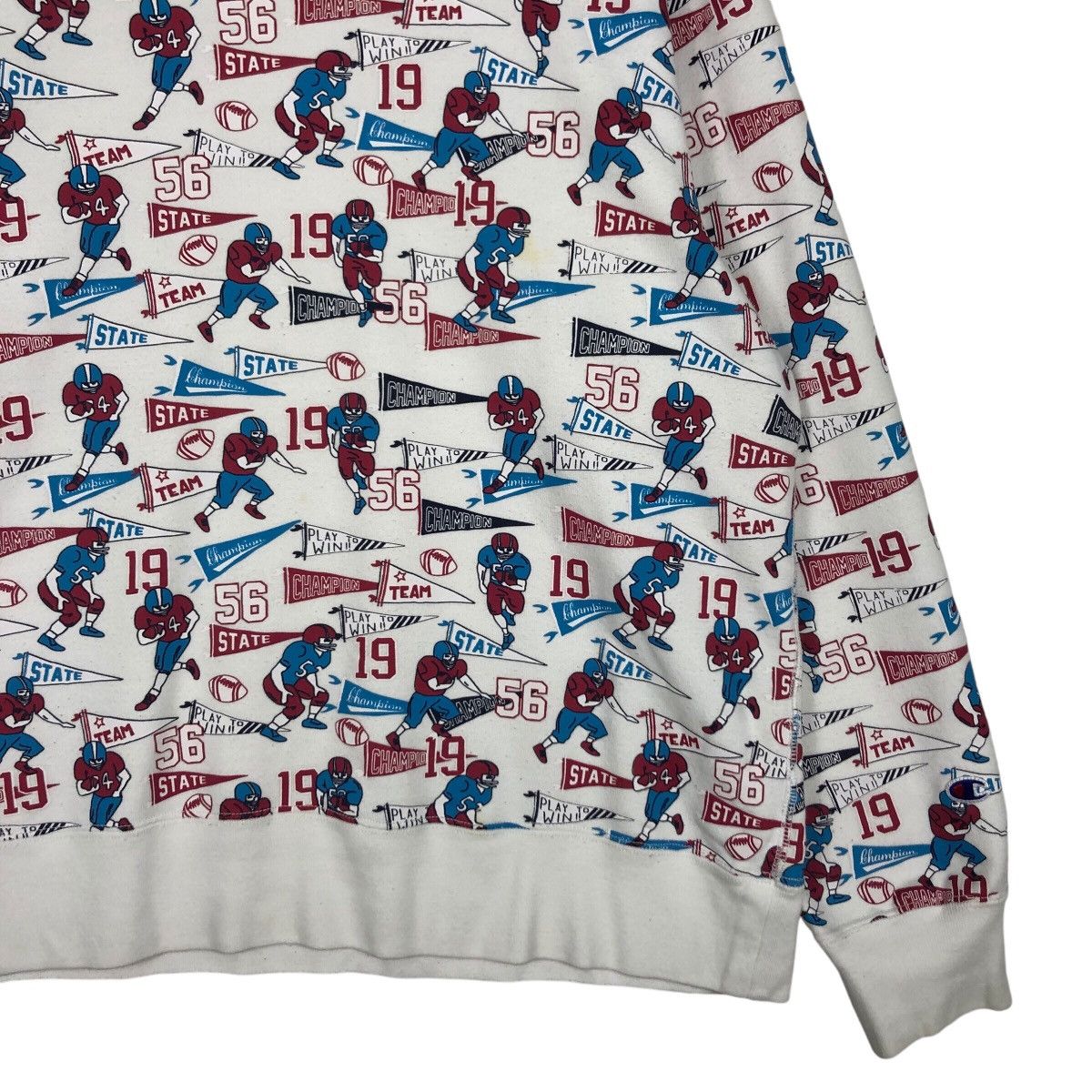 Champion × Japanese Brand × Vintage Vintage Champion Full Print Rare Baseball Rugby Large Size US L / EU 52-54 / 3 - 4 Thumbnail