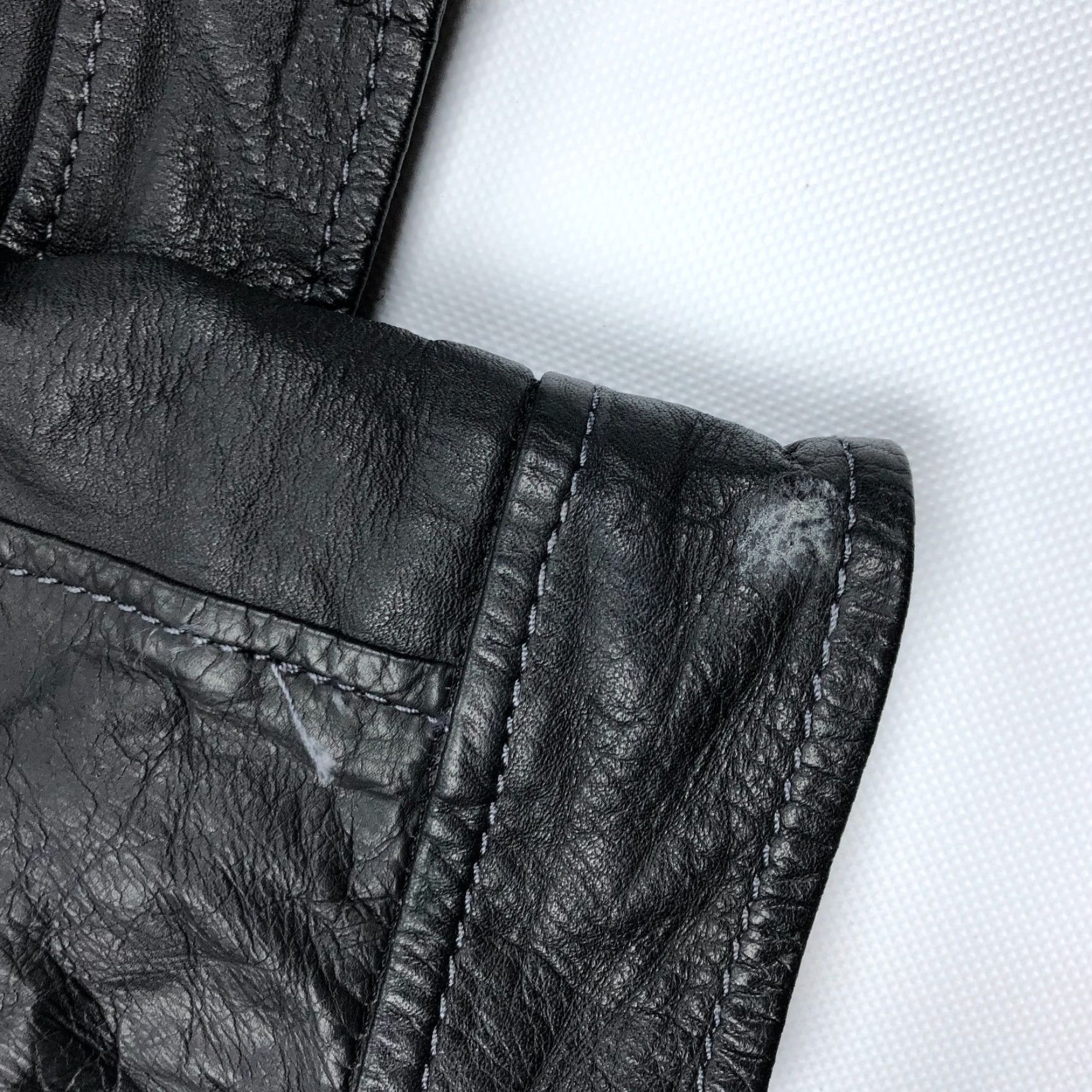 Vintage VINTAGE Reginas Leather Jacket Womens XL Black Biker 90s Mexico Reginas Womens XL Black Biker Leather Jacket Size XL / US 12-14 / IT 48-50 - 7 Thumbnail