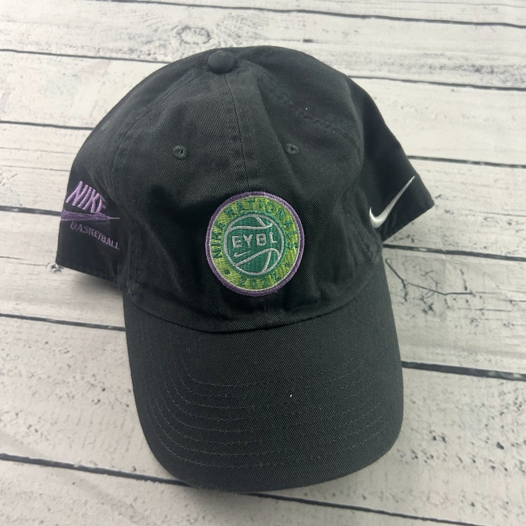 Nike VINTAGE Nike Nationals 2022 EYBL Adjustable Dad Hat Unisex Size ONE SIZE - 2 Thumbnail