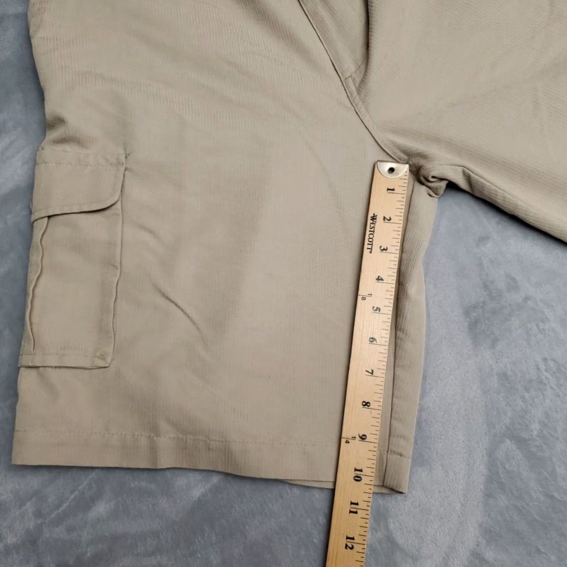 Vintage Trader Bay Shorts Mens 34 Khaki Cargo Utility Hike Outdoor Nature Comfort Casual Beige Reg URL Size US 34 / EU 50 - 7 Thumbnail