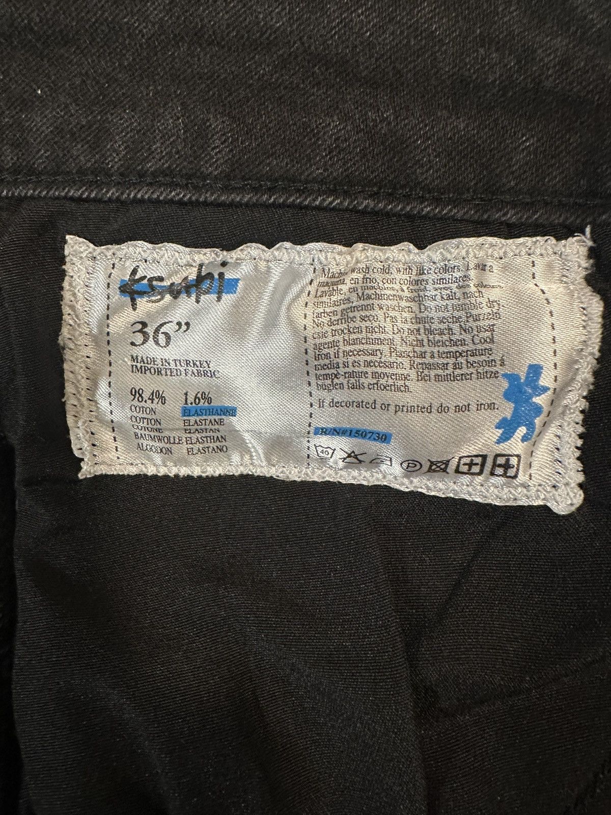 Ksubi Ksubi Chitch Laid Black Jeans Size US 36 / EU 52 - 9 Thumbnail