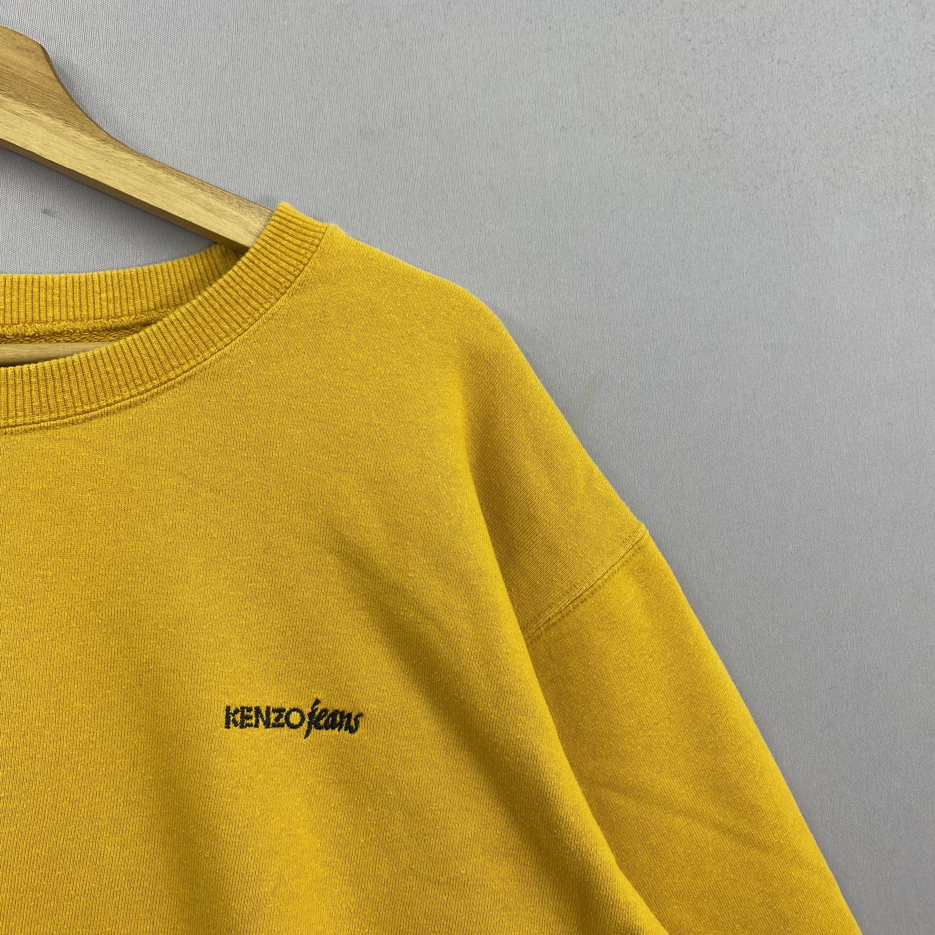 Kenzo Vintage 90s Kenzo Jeans Pullover Sweatshirt Patchwork Floral Size US L / EU 52-54 / 3 - 3 Thumbnail