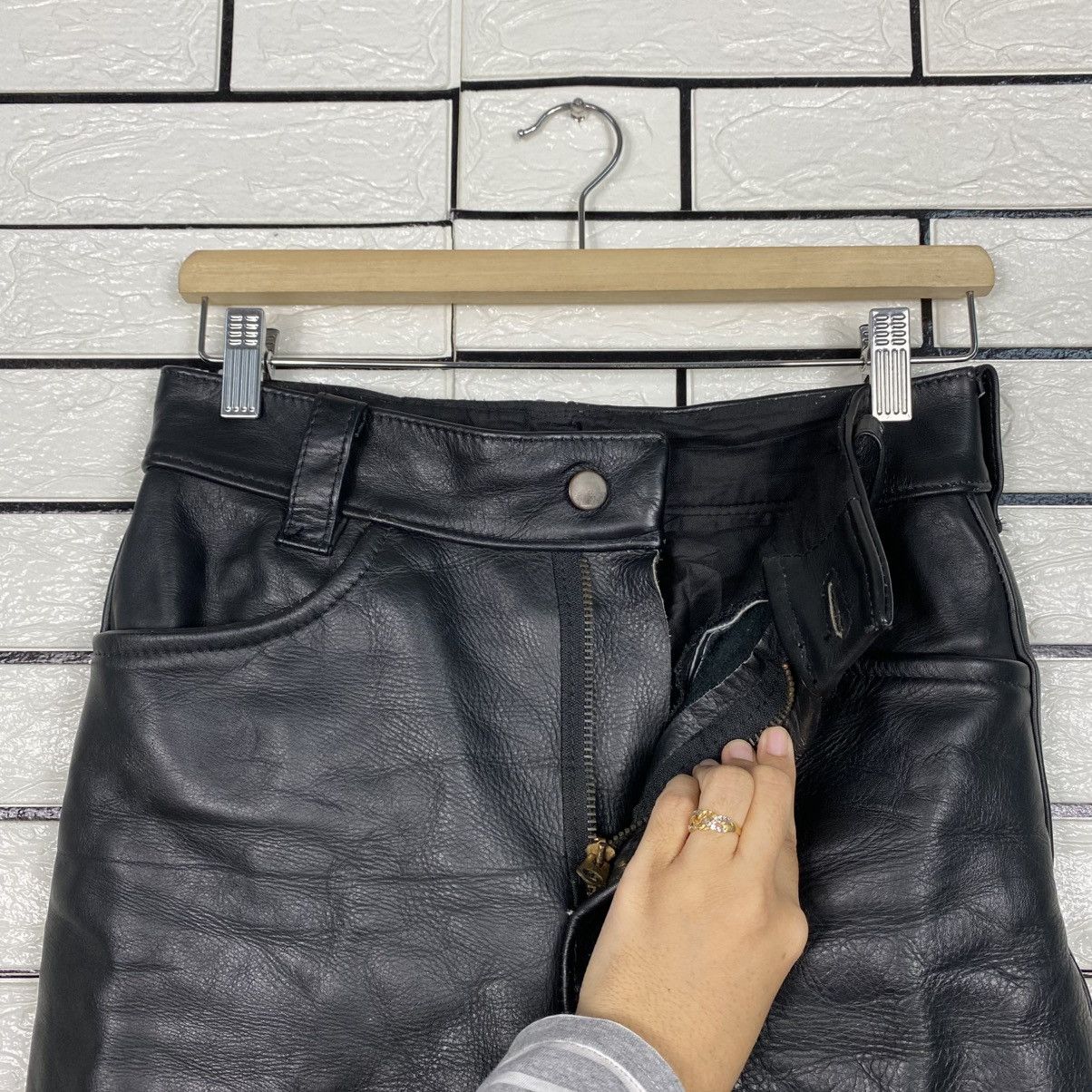 Vanson Leathers 📌Vintage Genuine Leather Pants Cafe Racer Vanson Leather Size US 30 / EU 46 - 14 Thumbnail
