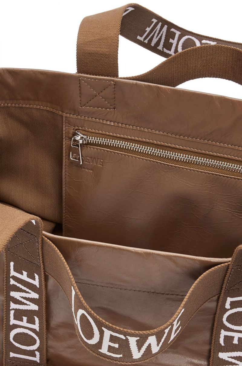 Loewe o1in1g0426 Size: OS / Fold Shopper Bag in Winter Brown Size ONE SIZE - 5 Thumbnail