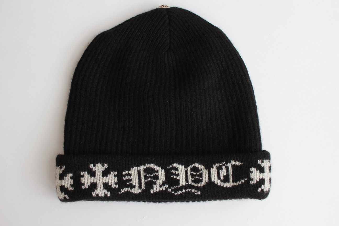 Chrome Hearts Chrome Hearts NYC Big Daddy Cashmere Beanie Size ONE SIZE - 1 Thumbnail