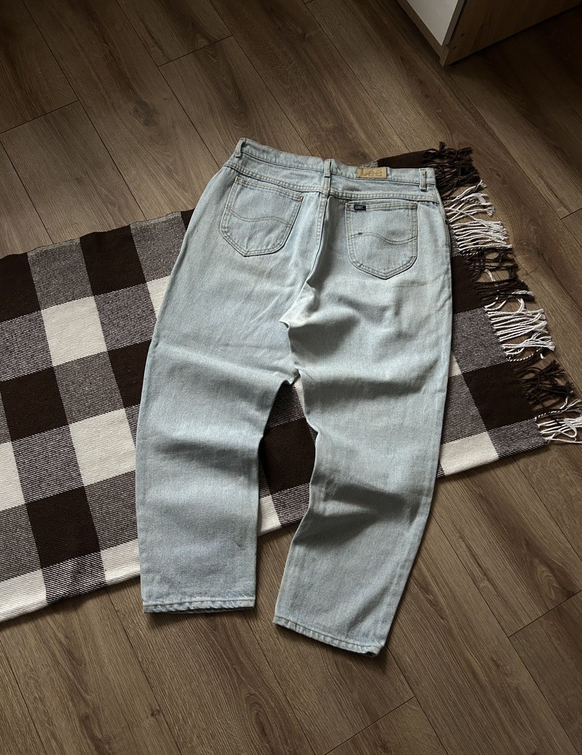 Lee × Vintage Vintage Lee Made In Usa 🇺🇸 very rare light denim jeans Size US 34 / EU 50 - 1 Thumbnail
