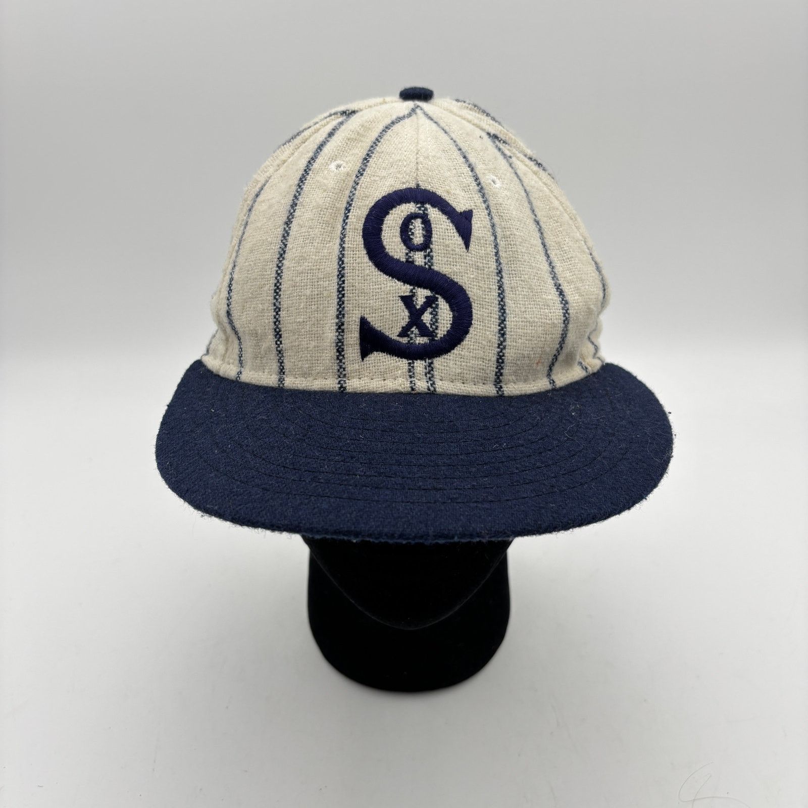 American Needle × MLB × Vintage VTG American Needle Chicago White Sox Wool Baseball Hat 71/8 Size ONE SIZE - 2 Thumbnail