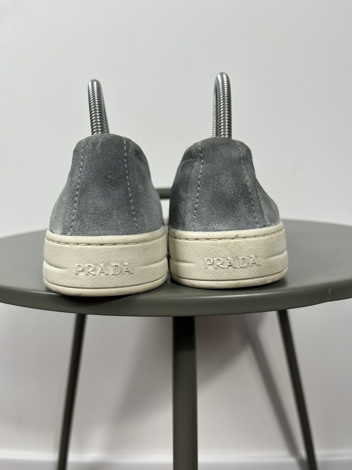 Prada Prada Suede Slip-On Sneakers Women’s EU 35.5 Designer Style Size US 5.5 / IT 35.5 - 11 Thumbnail