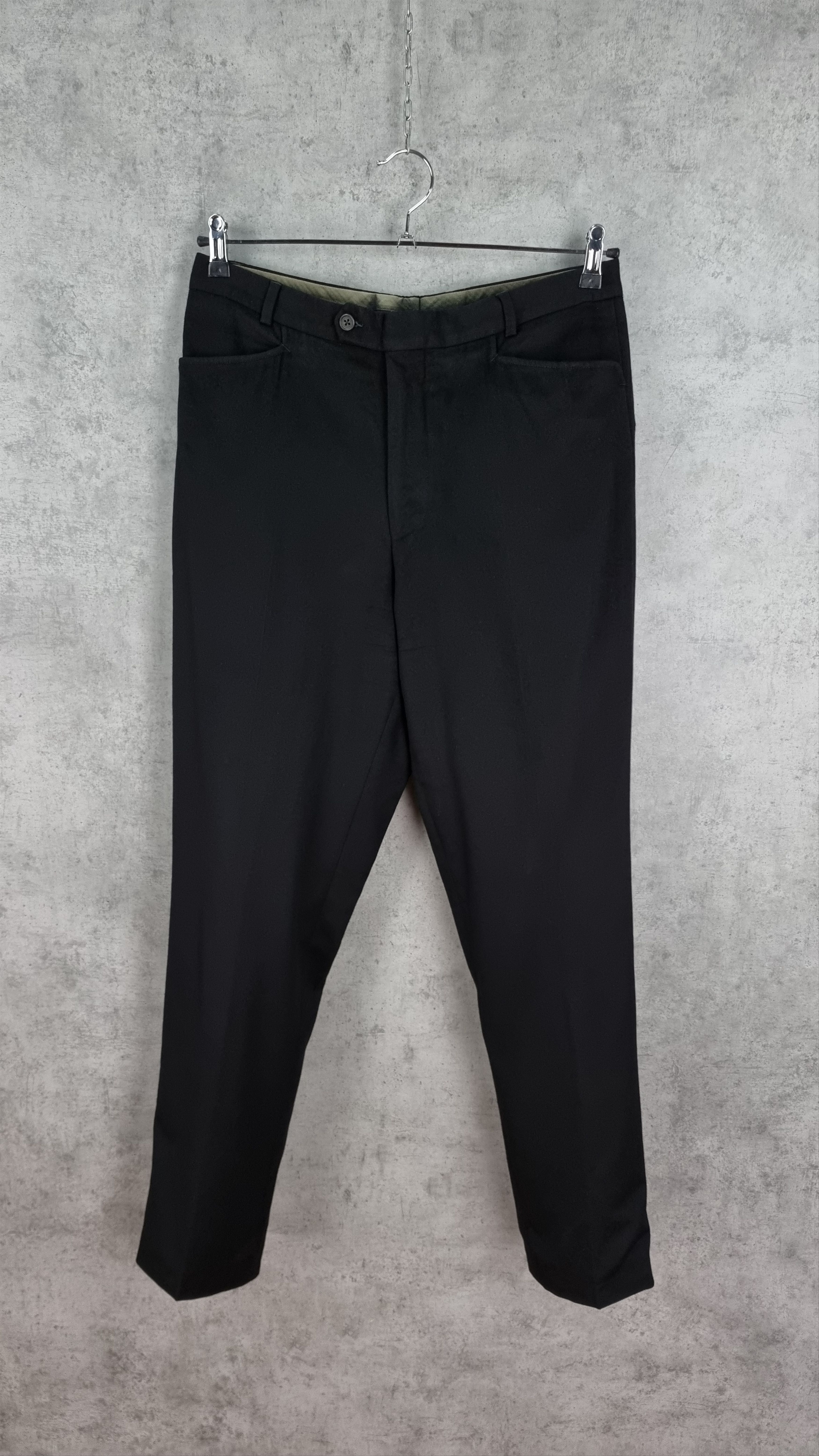 Velour × Vintage × Yves Saint Laurent 100% Viscose Soft Velour Vintage Suit Pants Size US 34 / EU 50 - 4 Thumbnail