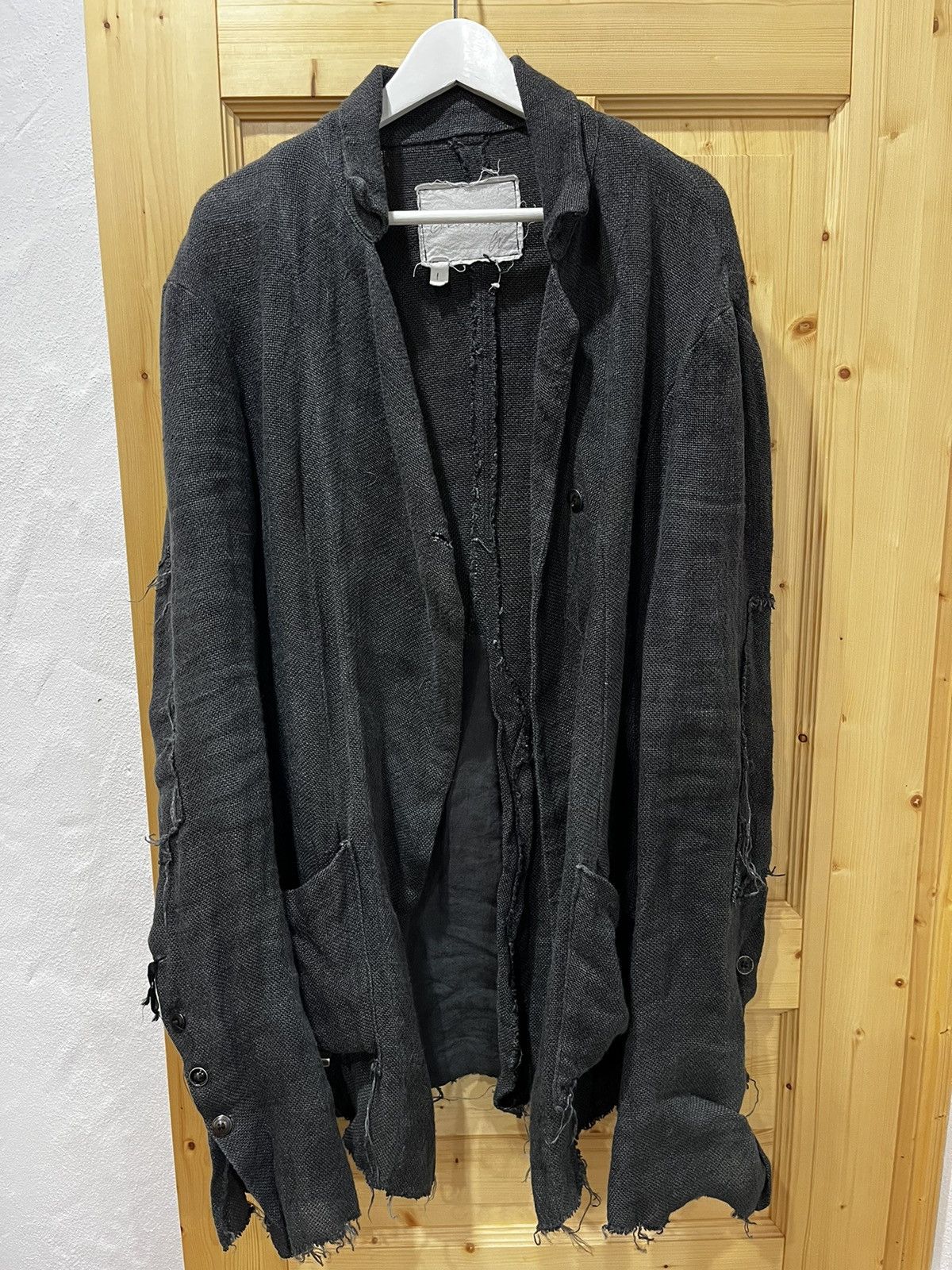 Greg Lauren 2013 Burlap Blazer Size 52L - 1 Thumbnail