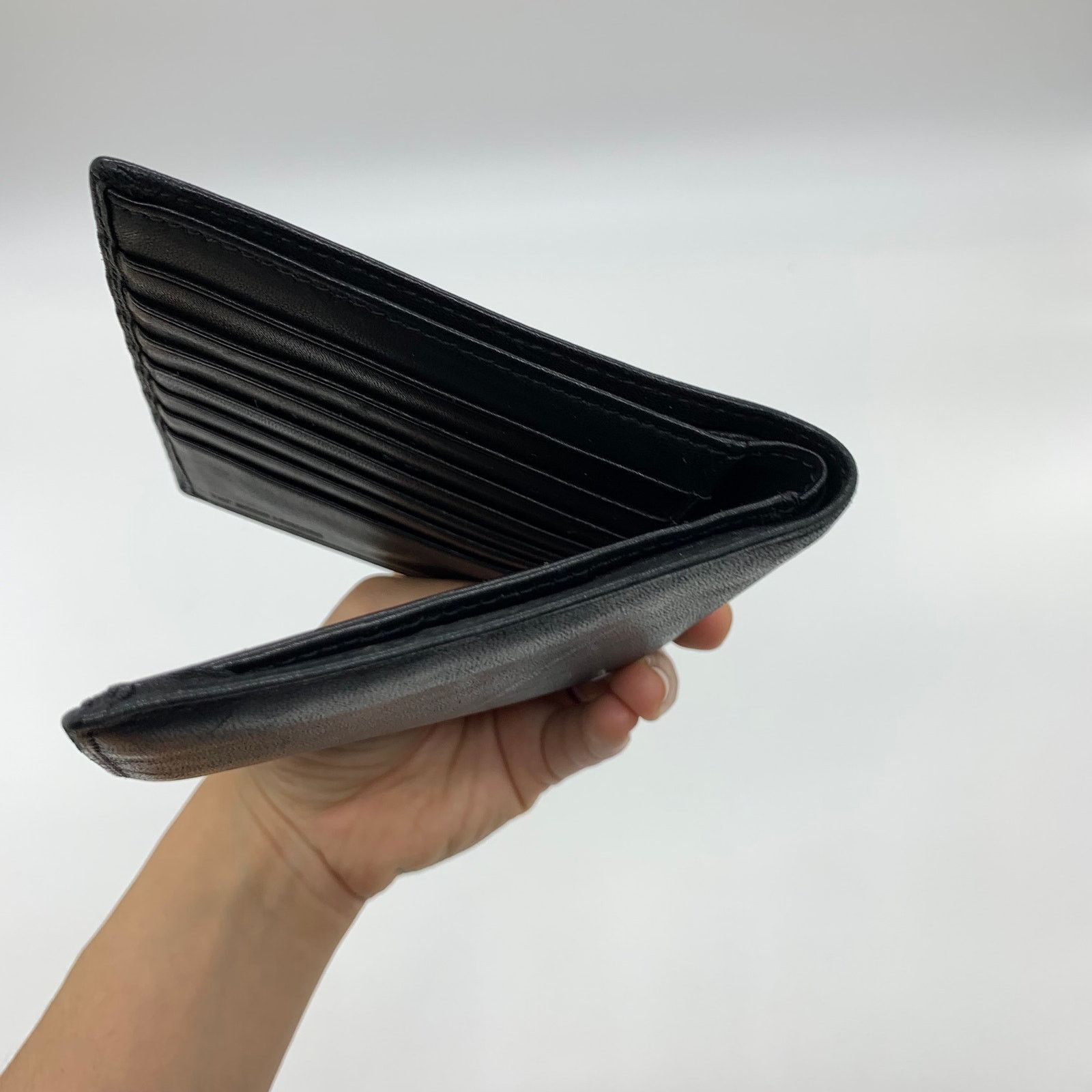 Other Top Gran Leather Black Bi Fold Wallet Size ONE SIZE - 11 Thumbnail