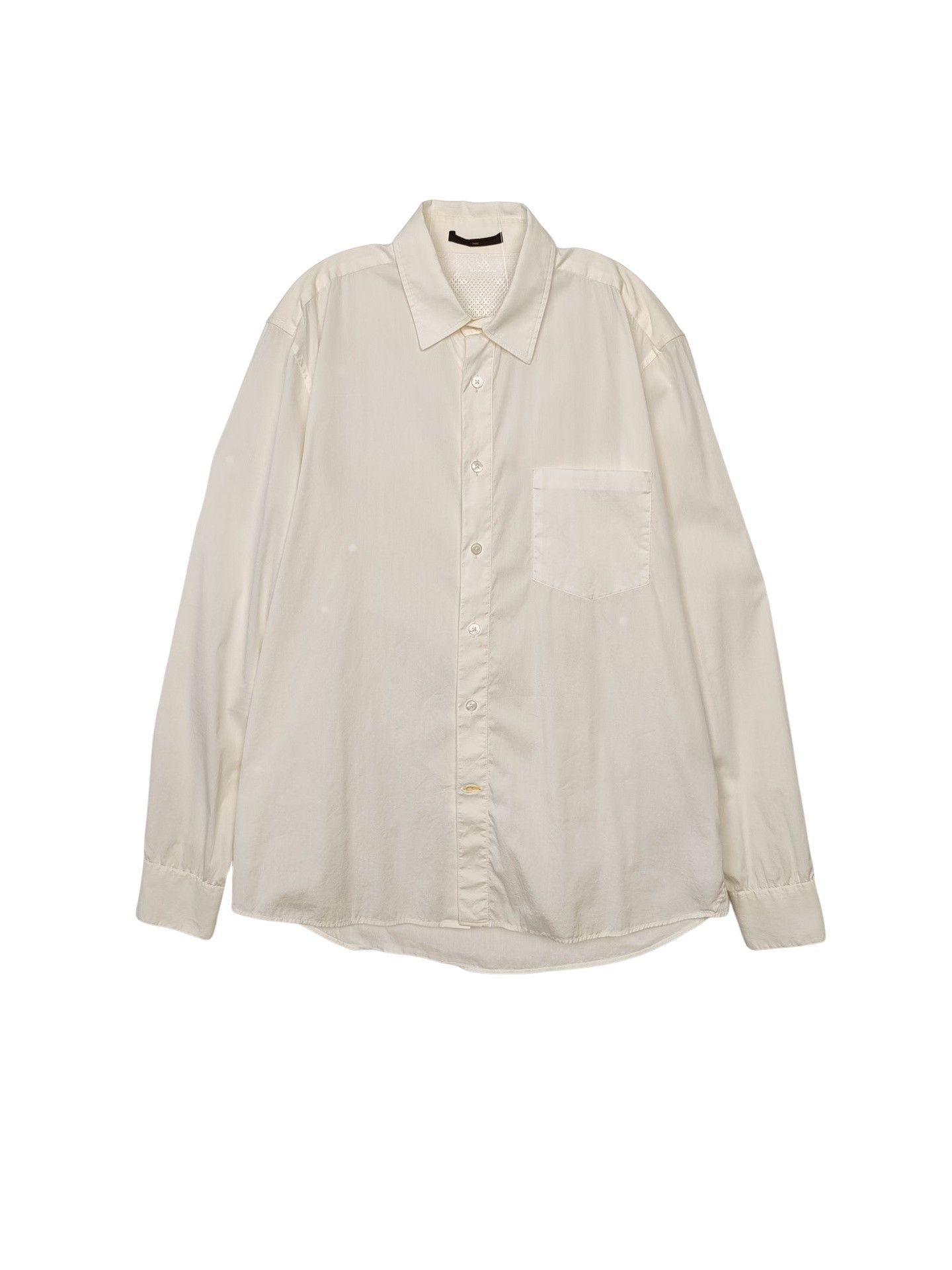 Louis Vuitton Louis Vuitton White Button Up Shirt Size M Size US M / EU 48-50 / 2 - 1 Thumbnail