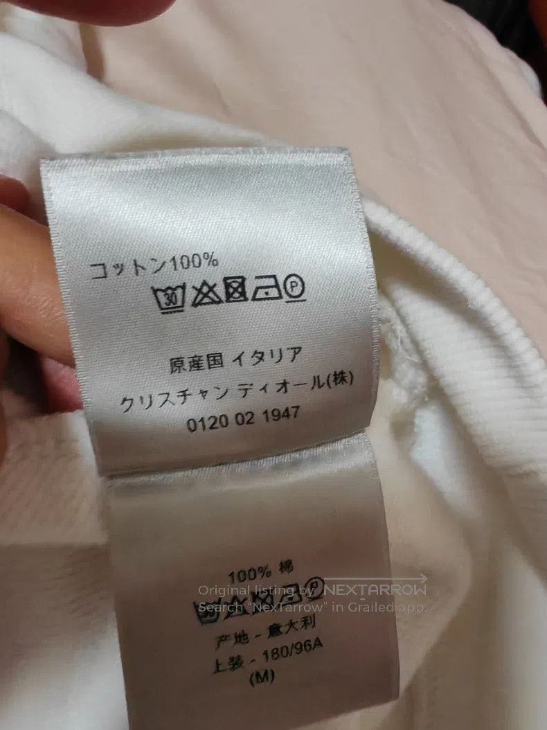 Dior Dior White sweatshirt Size US M / EU 48-50 / 2 - 5 Thumbnail
