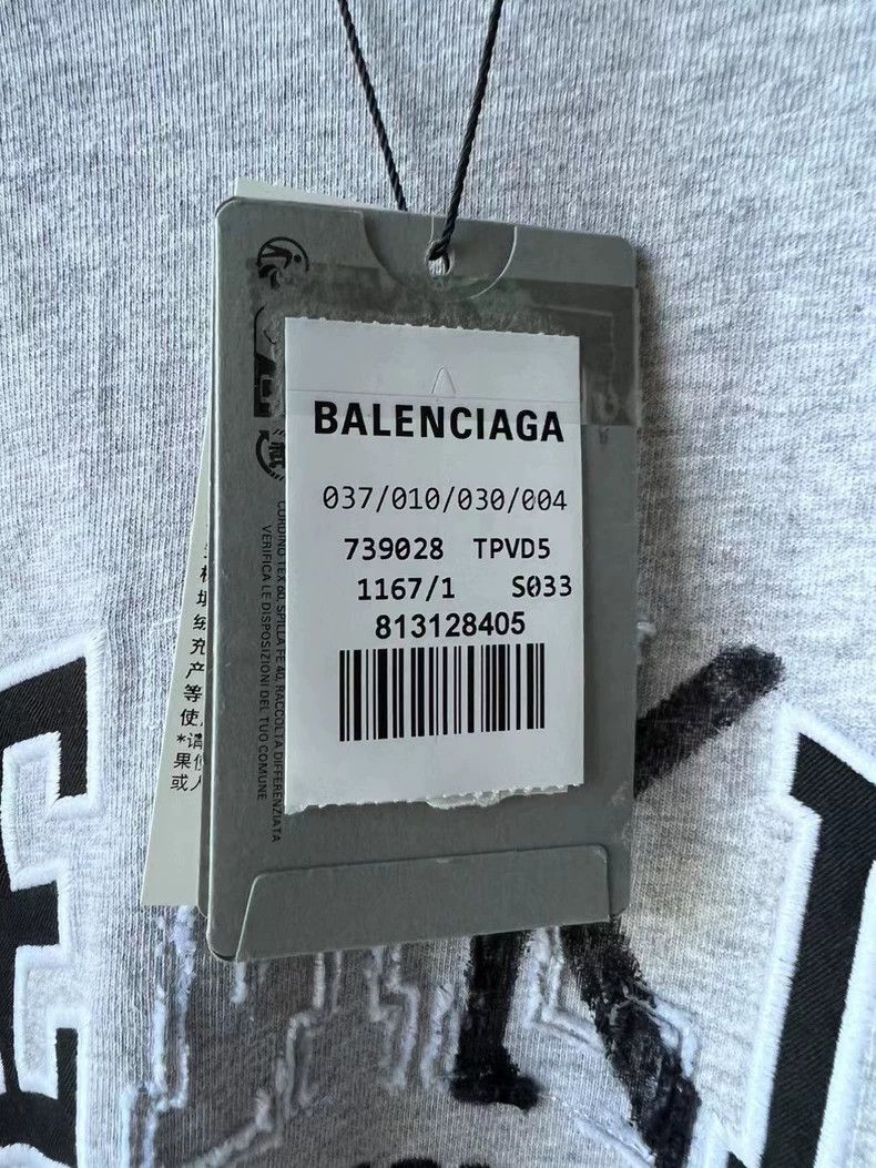 Balenciaga Balenciaga Patch letter short sleeve Size US S / EU 44-46 / 1 - 6 Thumbnail