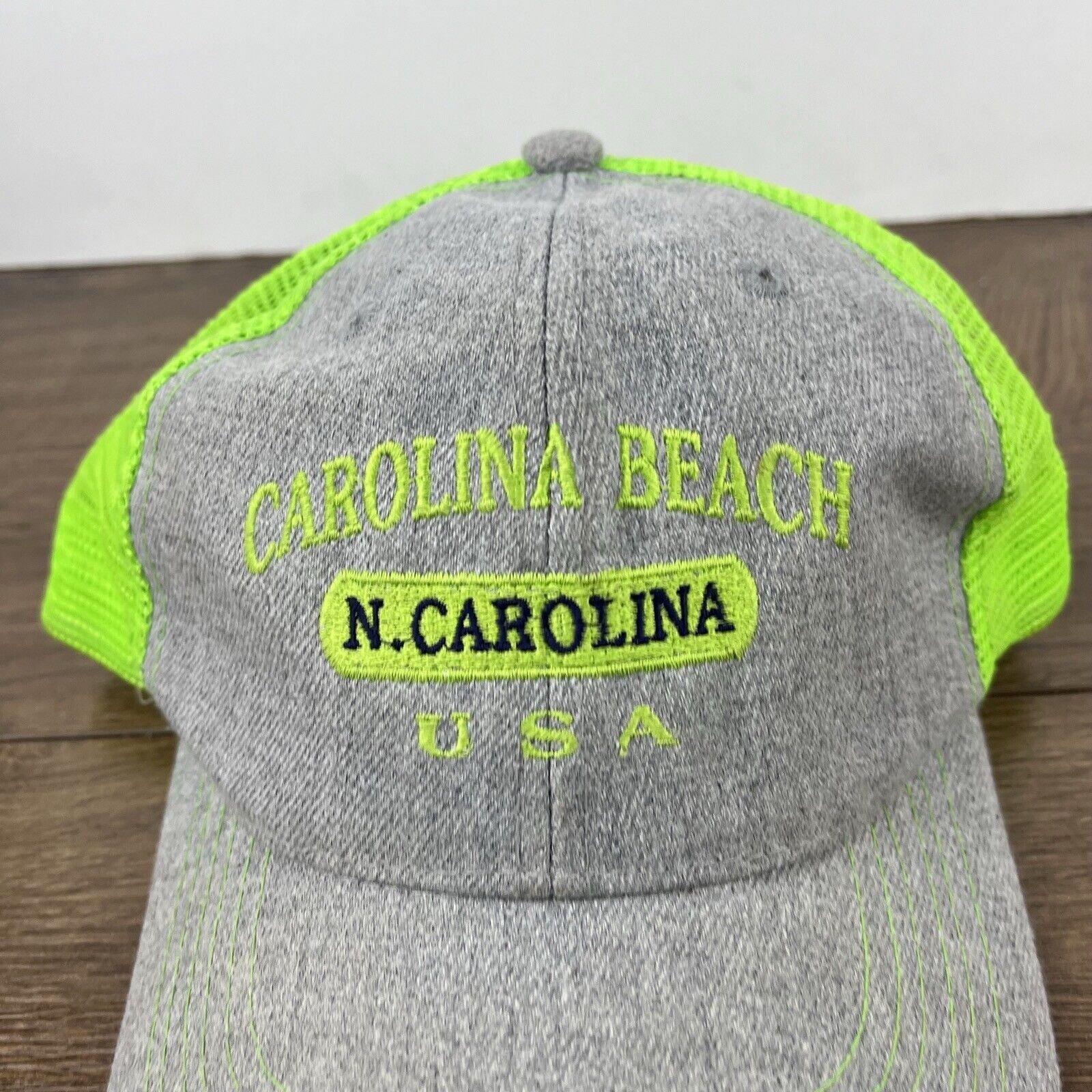 Other Carolina Beach Hat USA Snapback Hat Gray Hat Adjustable Gray Size ONE SIZE - 8 Thumbnail